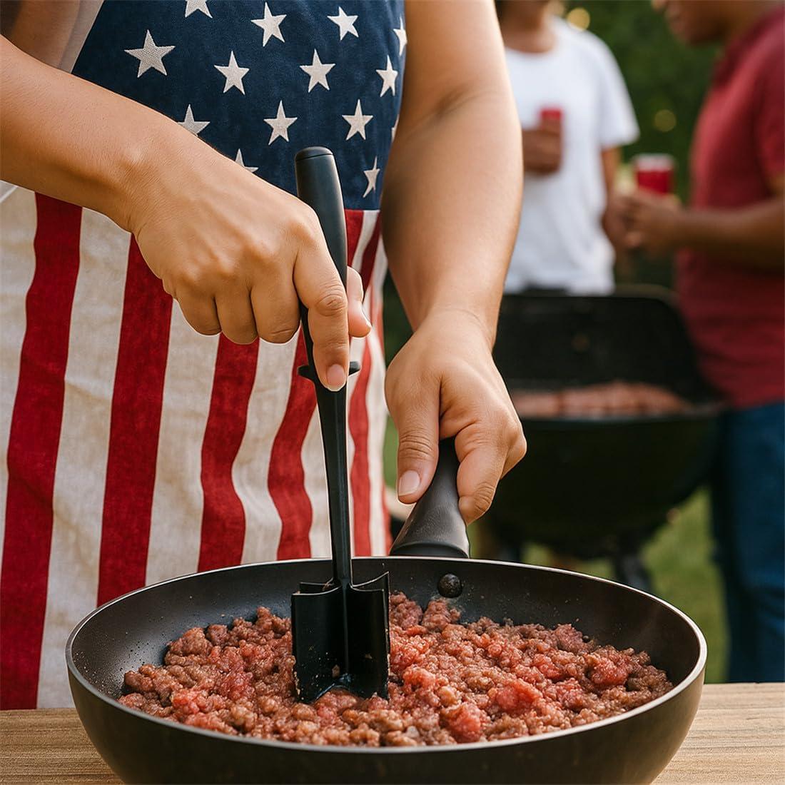 Picador de Carne Emotionlin - Aplastador Antiadherente 5 Cuchillas