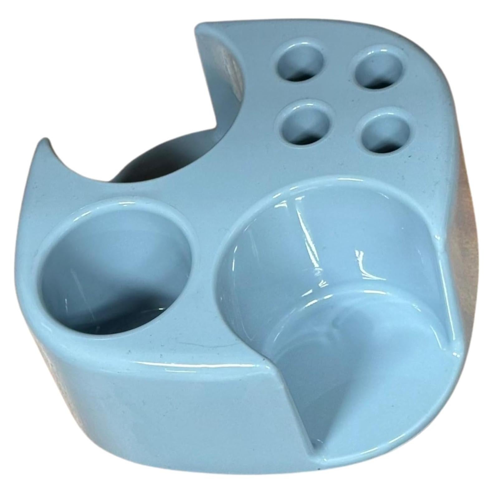 Set de 2 Soportes para Cepillos de Dientes SHOPPING ALA CART Azul