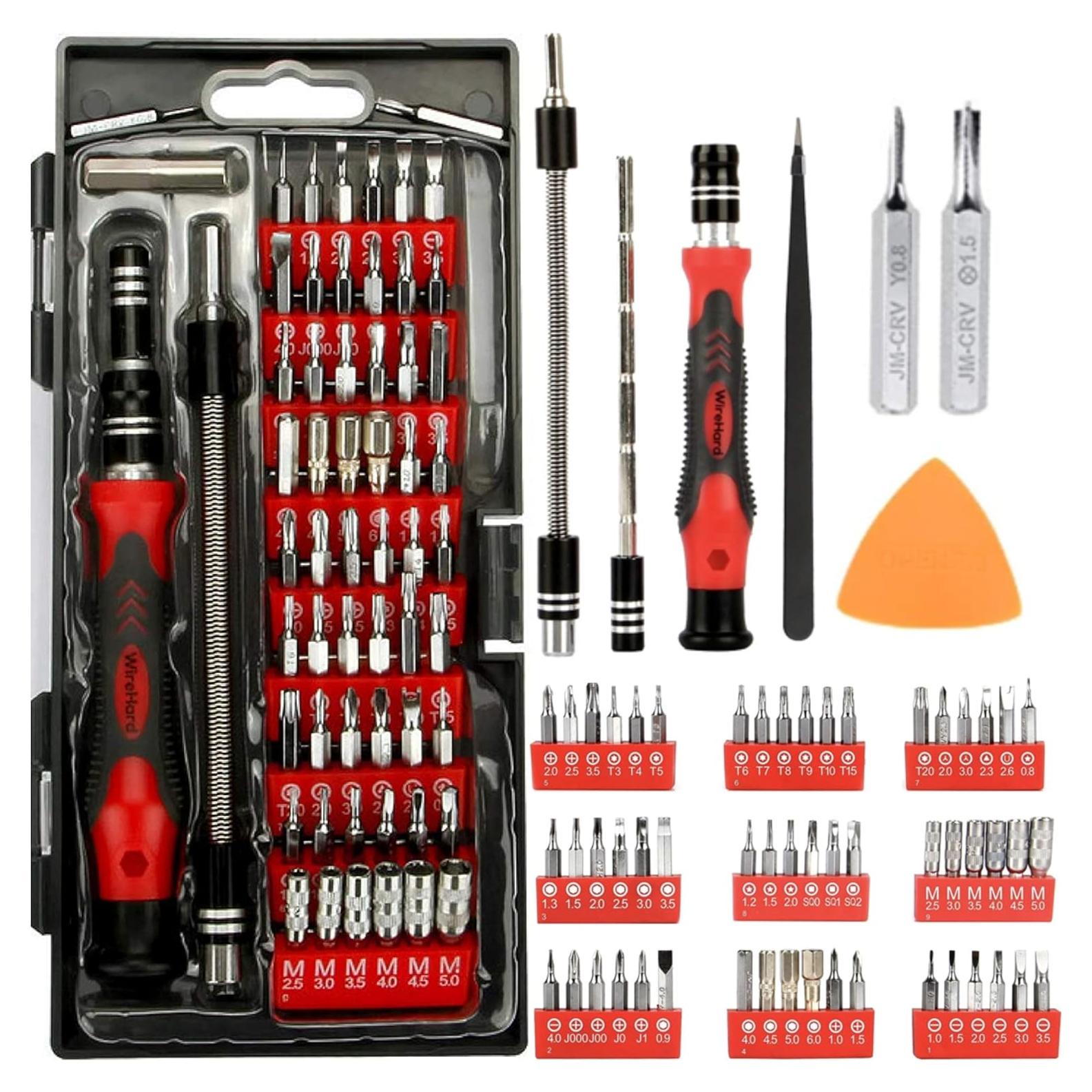 Juego de Destornilladores WIREHARD 62 en 1 Magnético