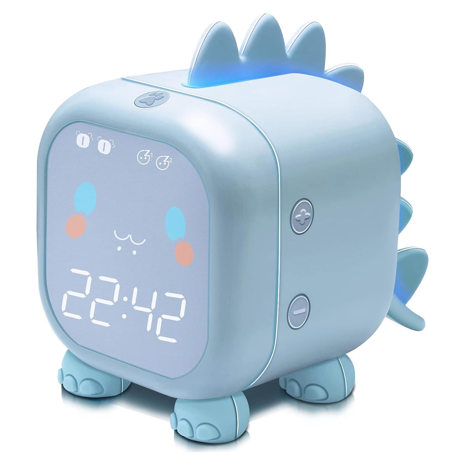 Reloj Despertador Digital Dinosaurio AnRuk con Luz Nocturna