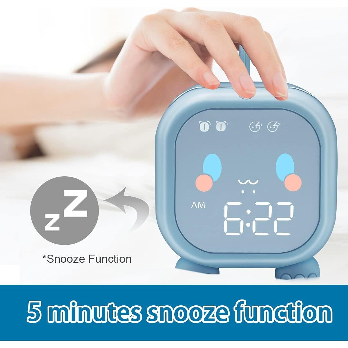 Reloj Despertador Digital Dinosaurio AnRuk con Luz Nocturna