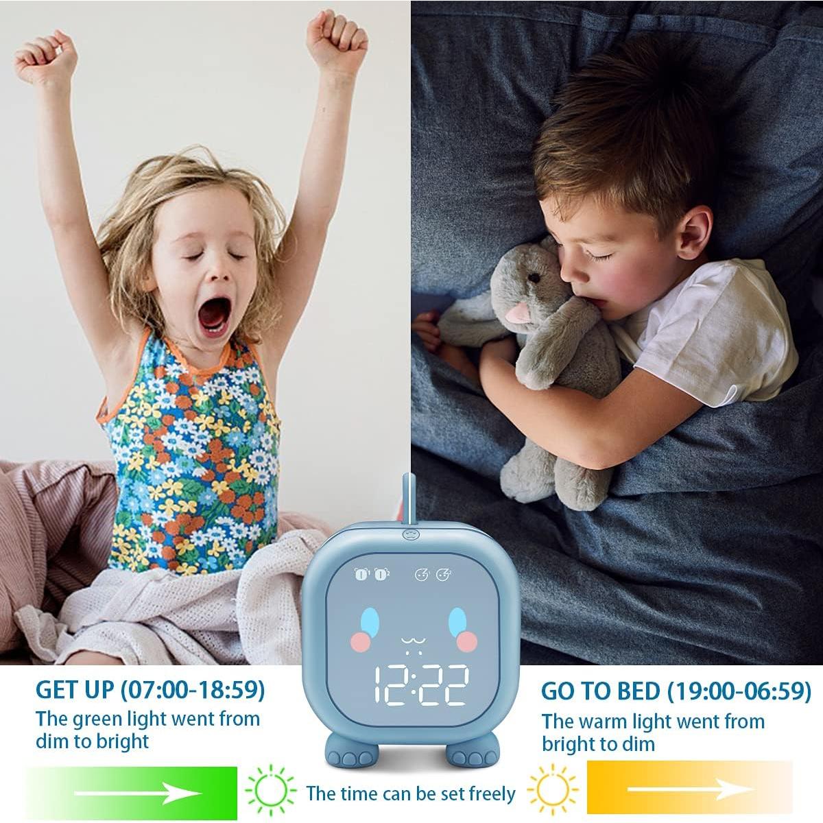 Reloj Despertador Digital Dinosaurio AnRuk con Luz Nocturna