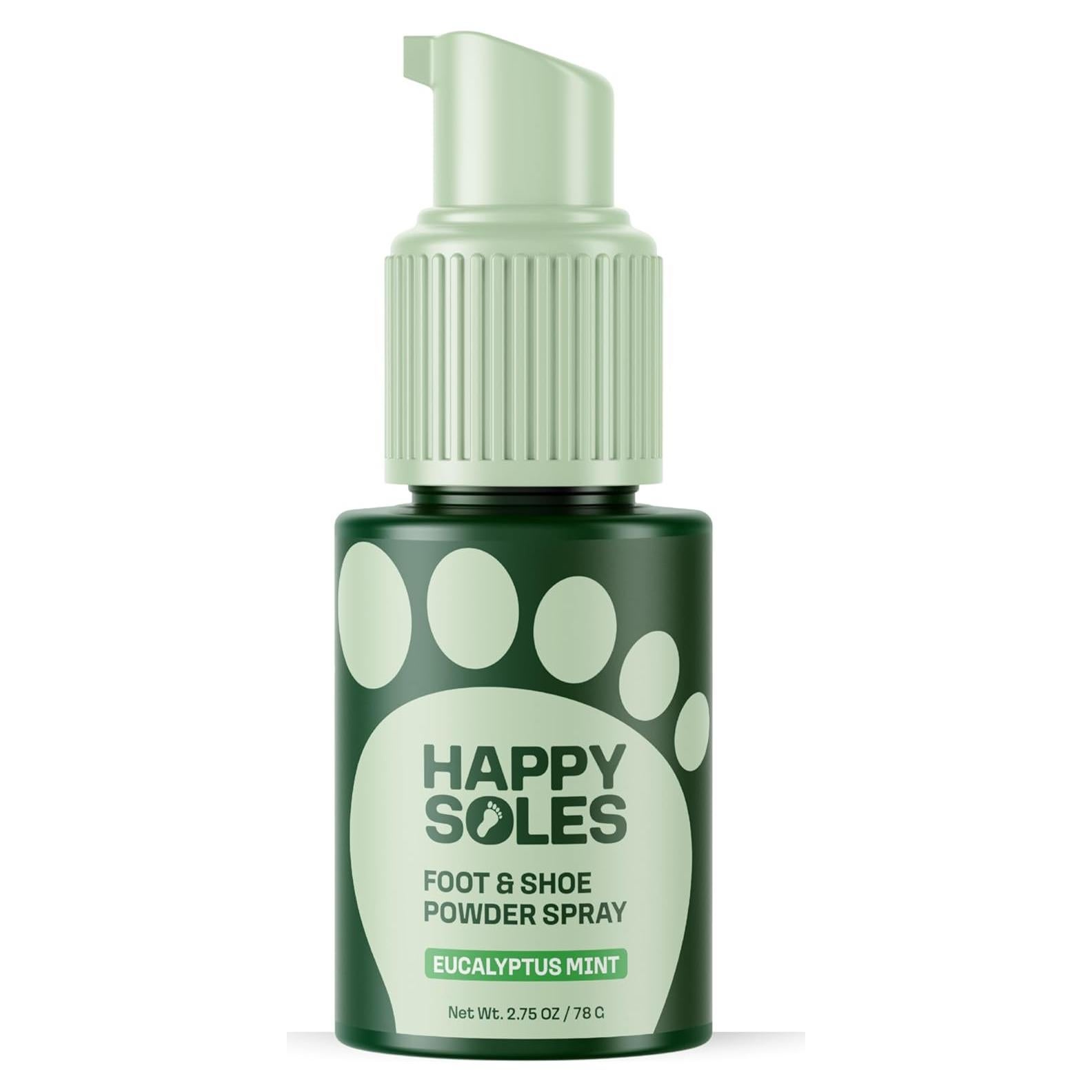 Desodorante en polvo para pies Happy Soles Eucalipto Menta