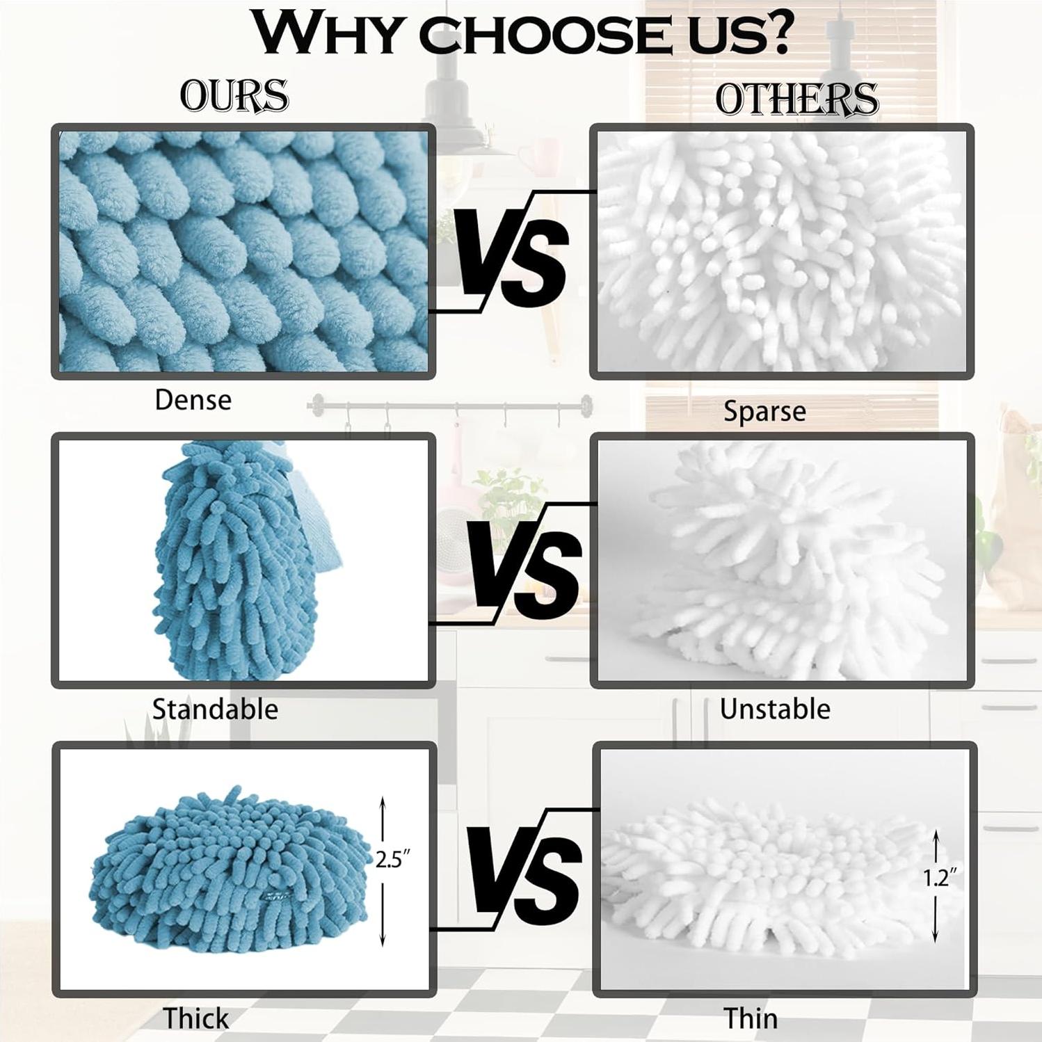 Toallas de Mano Culinajoy Ultra Suaves 2 Pcs Azul y Verde