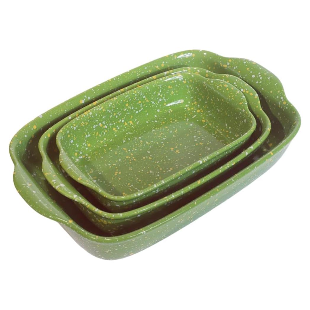 Juego de Utensilios de Cerámica TUSIMI Verde - 3 Piezas