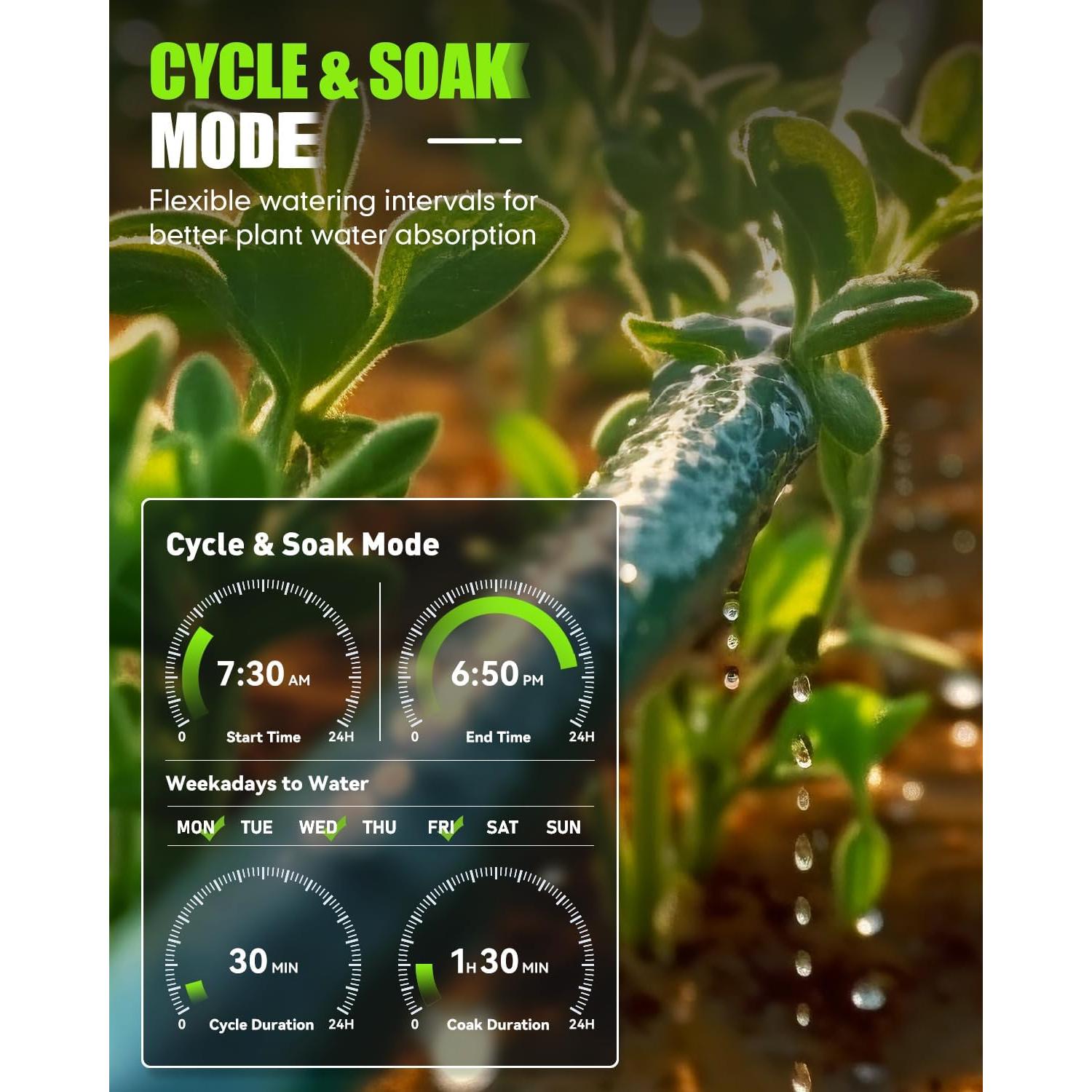 Temporizador de Manguera RAINPOINT Bluetooth con Bronce