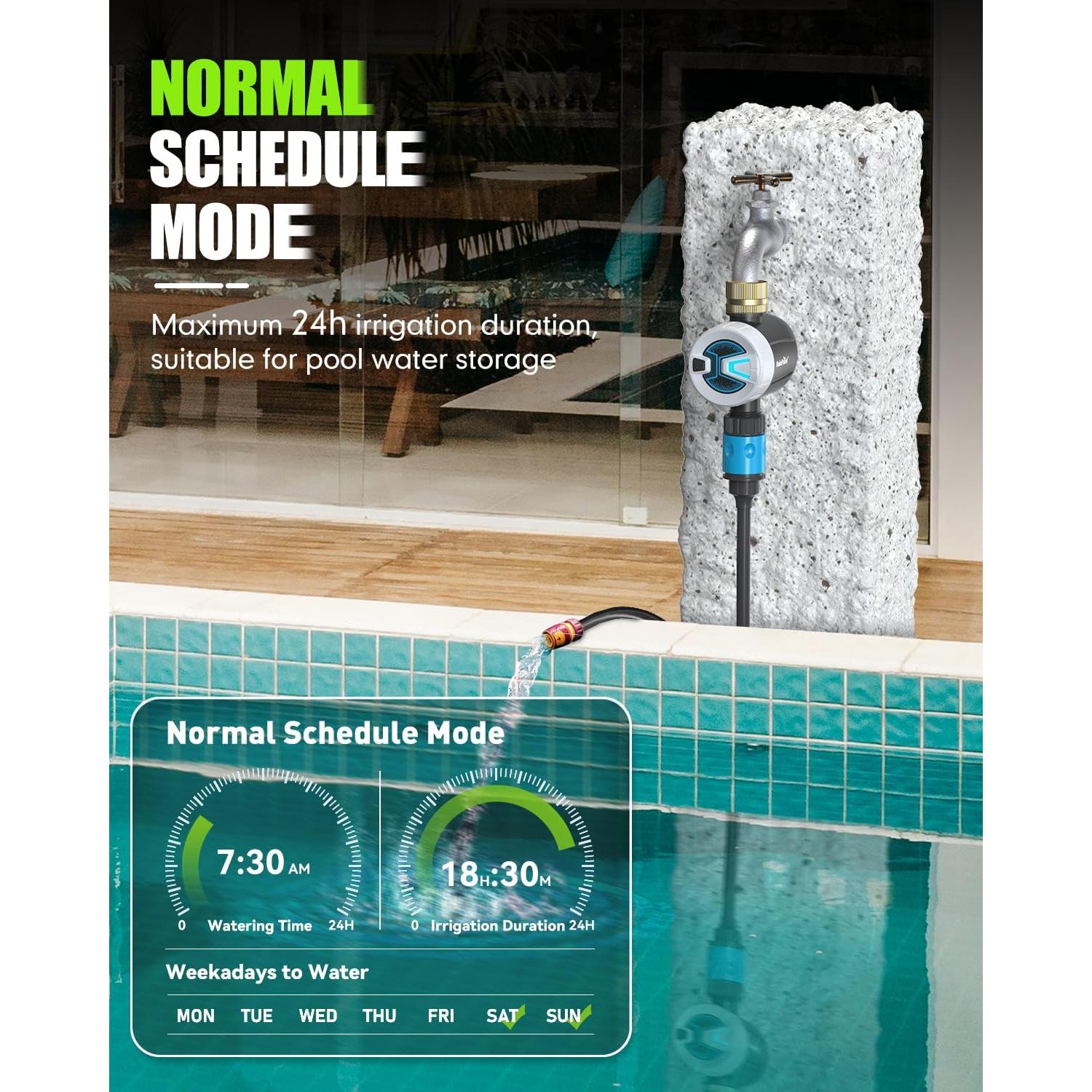 Temporizador de Manguera RAINPOINT Bluetooth con Bronce