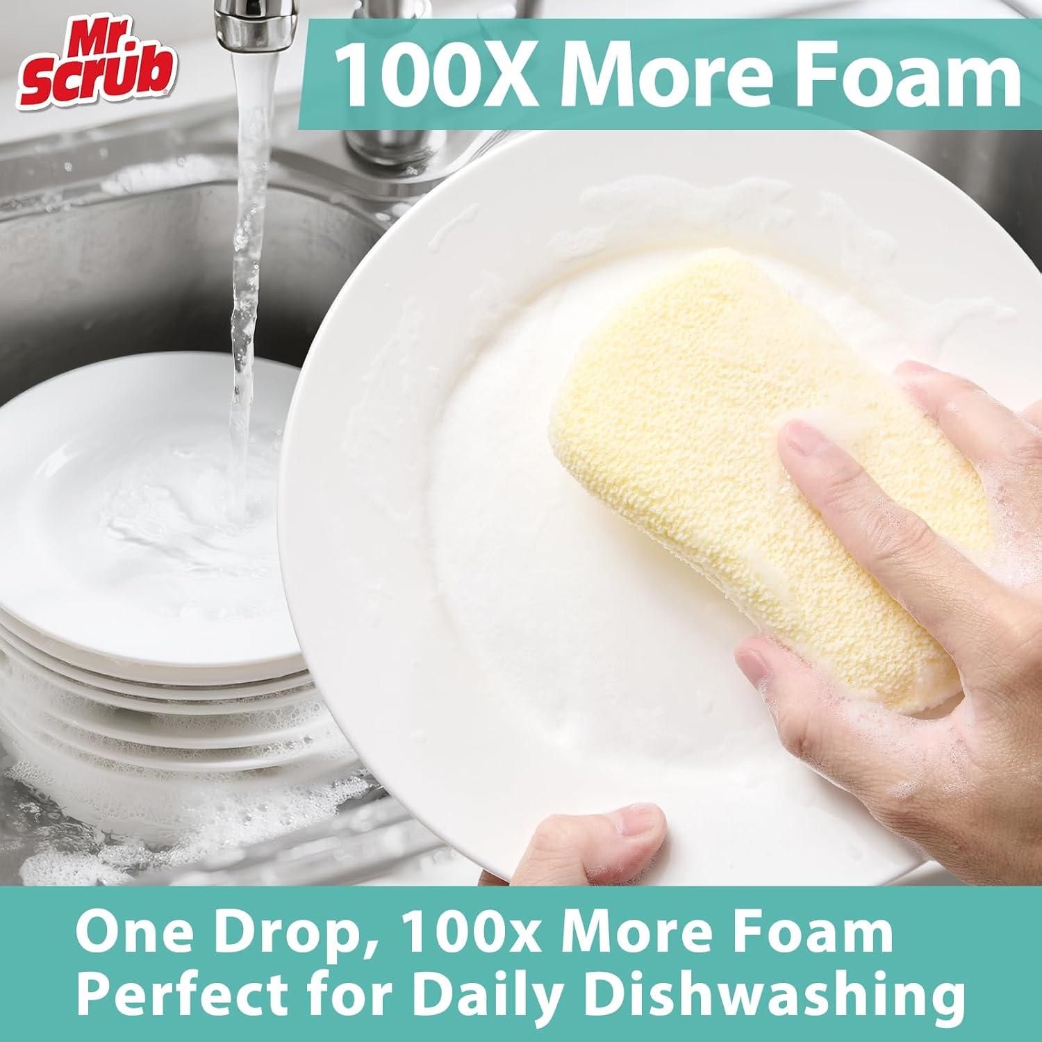 Esponjas de Cocina MR.Scrub 6 Paquete Multiusos 8.4x14.5 cm