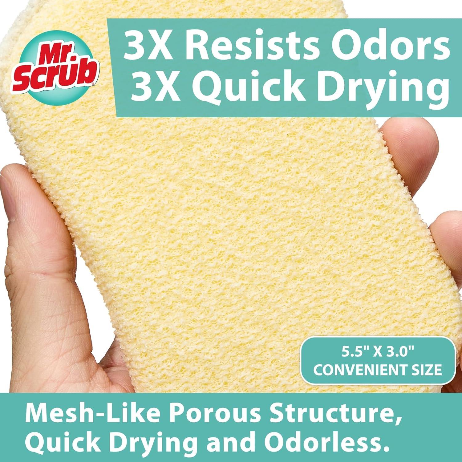 Esponjas de Cocina MR.Scrub 6 Paquete Multiusos 8.4x14.5 cm