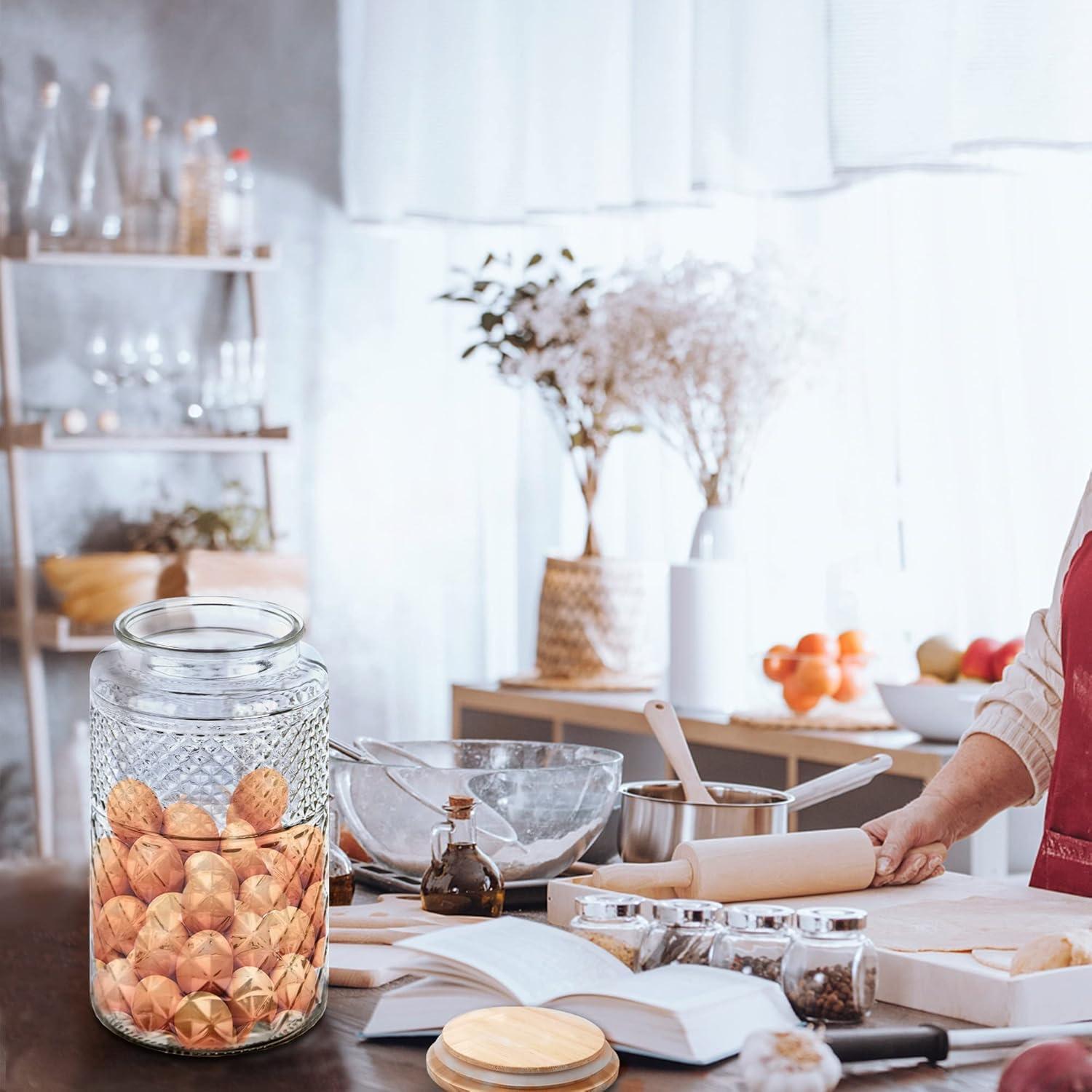 Tarro de Almacenamiento de Vidrio Prettidecor 3600 ml Hermético