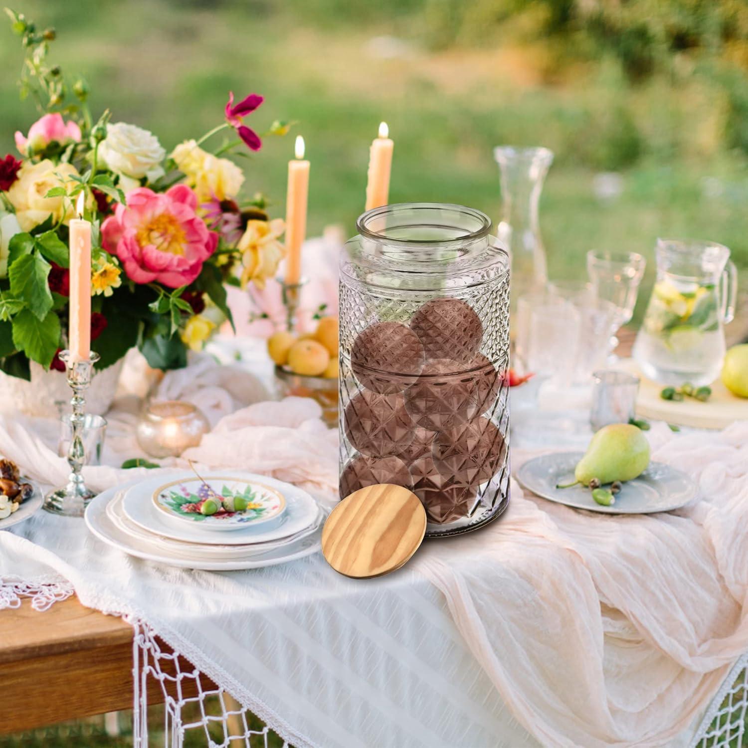 Tarro de Almacenamiento de Vidrio Prettidecor 3600 ml Hermético