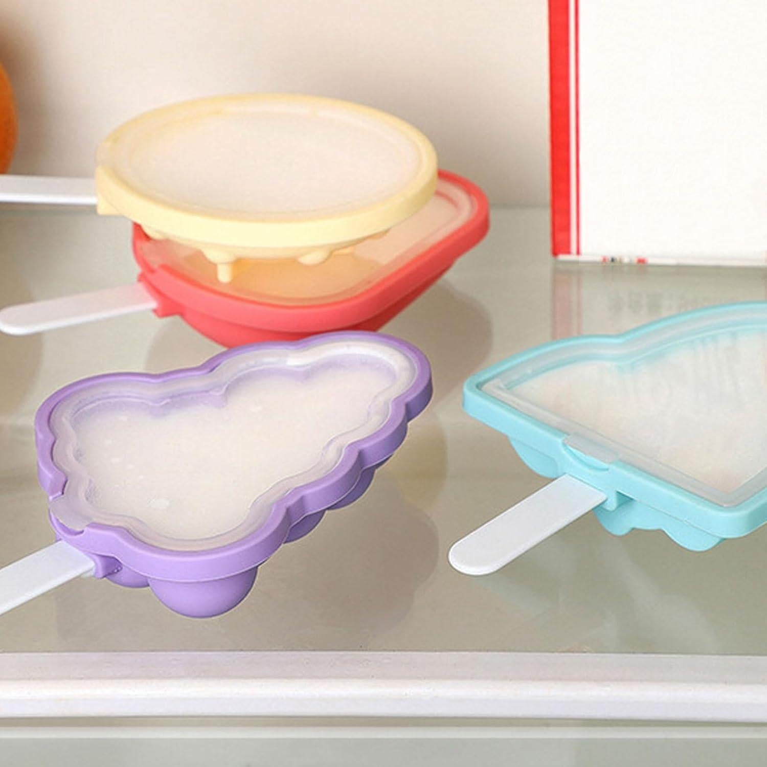 Moldes de Paletas de Silicona Dacthuw 2 Pcs Uva 62.4ml