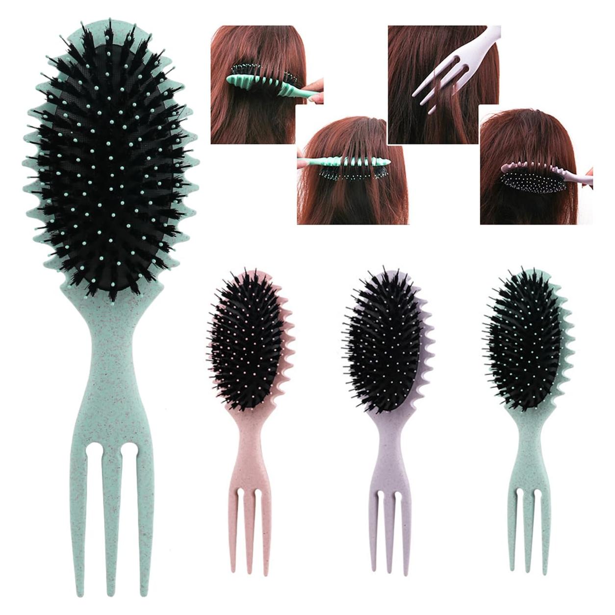 Cepillo Rizador Aodse Verde para Cabello Grueso y Rizado