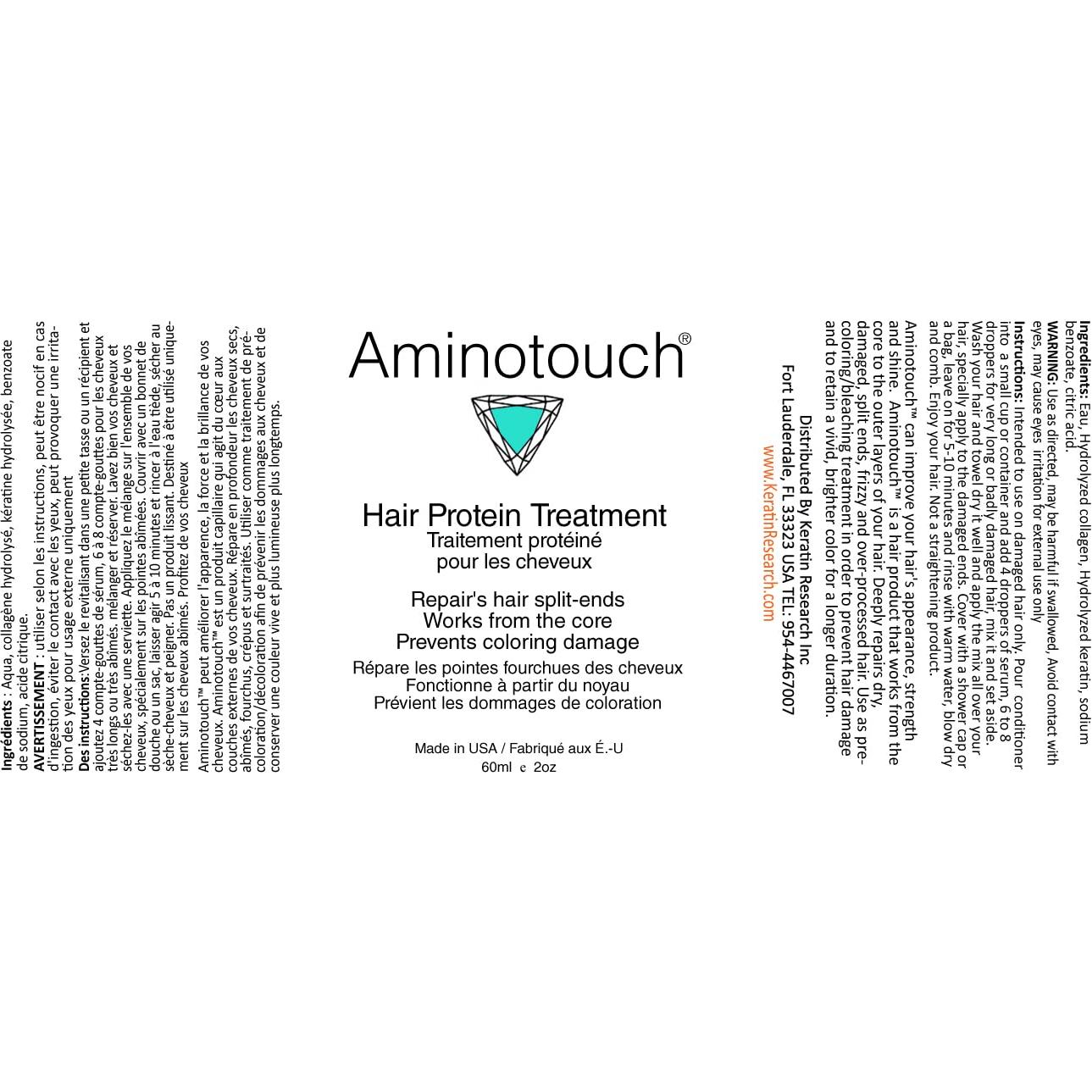 Tratamiento de Colágeno y Queratina Aminotouch 60.5 ml