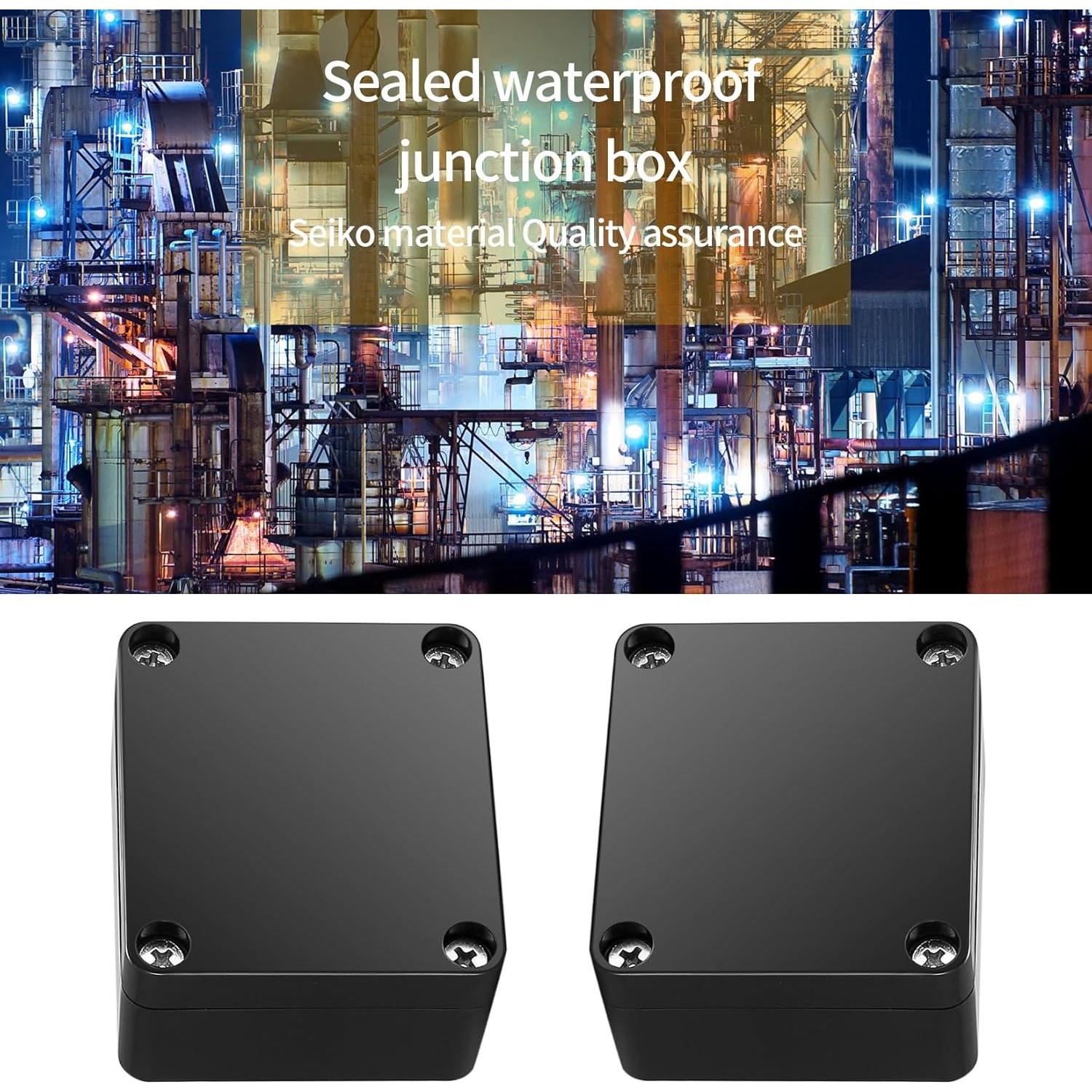 Caja de Conexiones Eléctricas Bigmai IP65 4 Pcs 6.35x5.84x3.56 cm