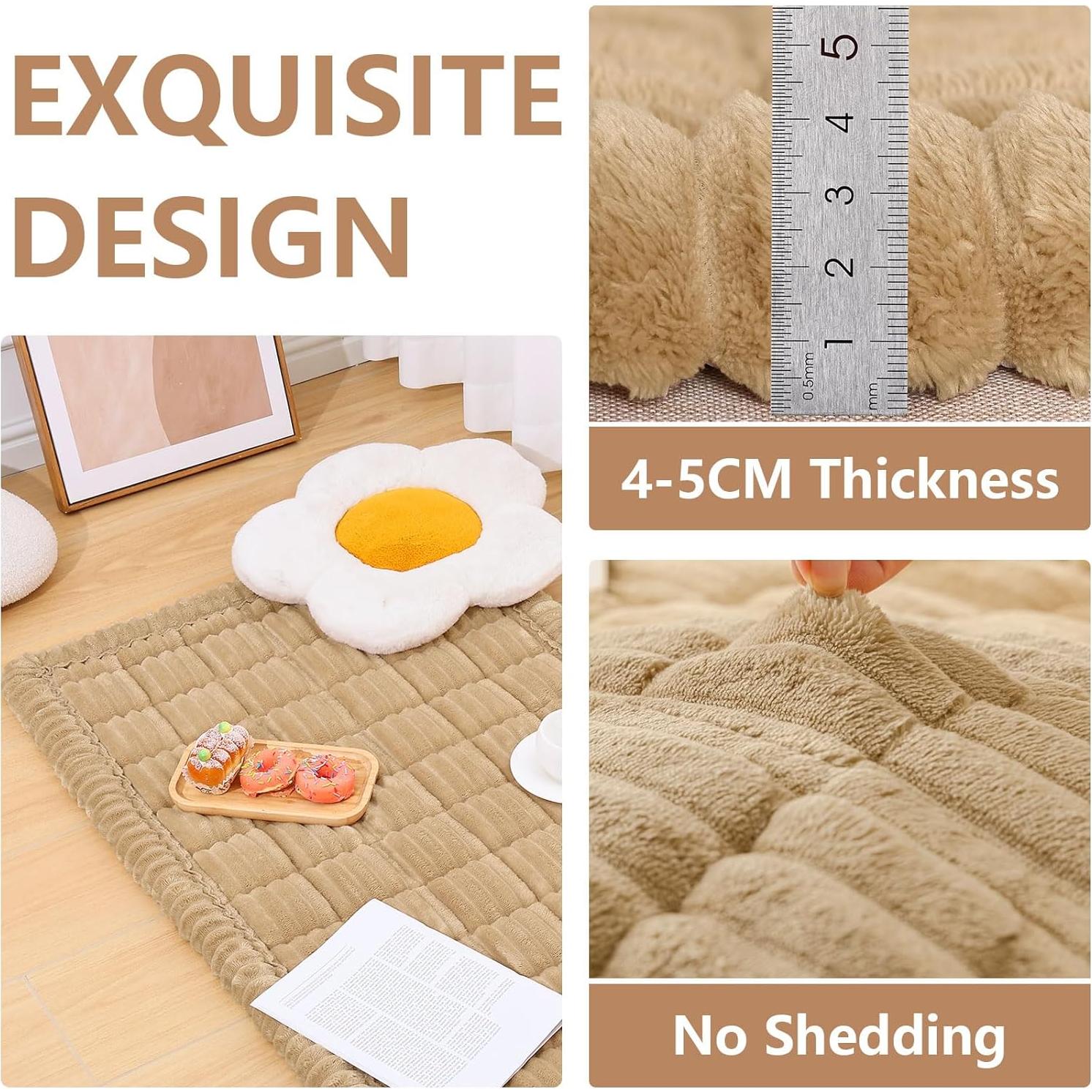 Funda de Sofá Smiry Lavable Antideslizante 70x150 cm Camel