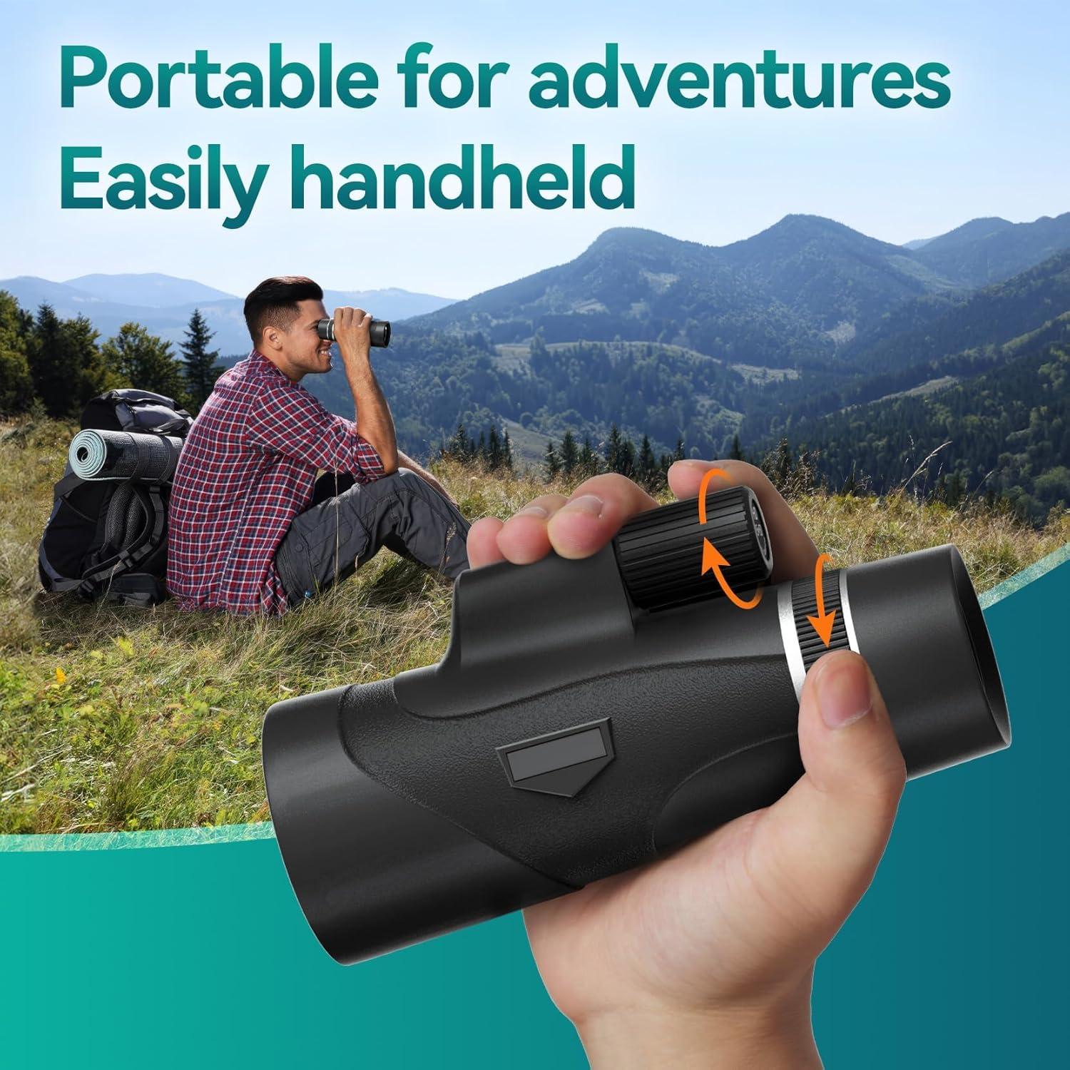 Monocular URBANCOAST 15x50 HD con trípode y adaptador