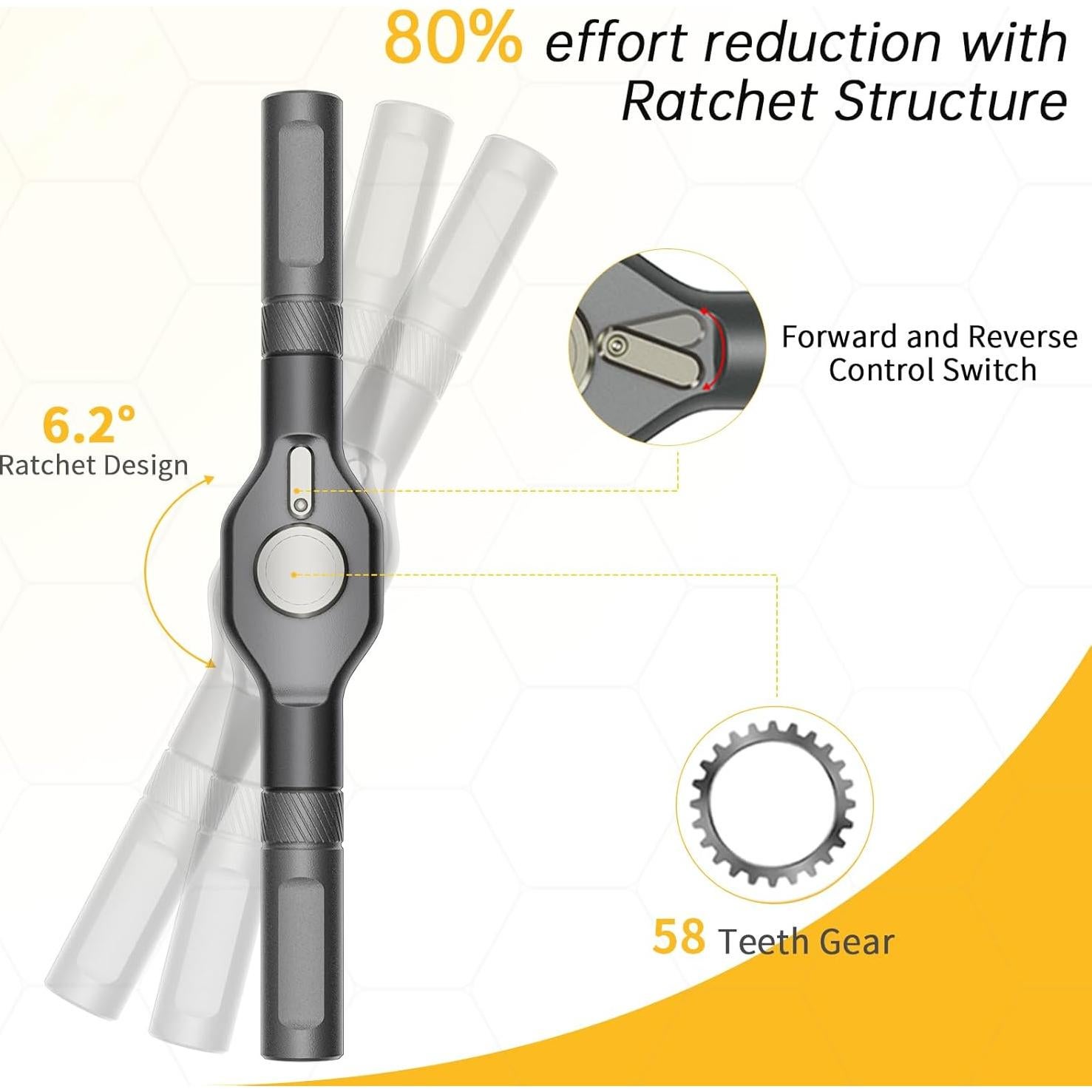 Juego de Destornilladores Magnéticos Duratl 42 en 1 con Carraca