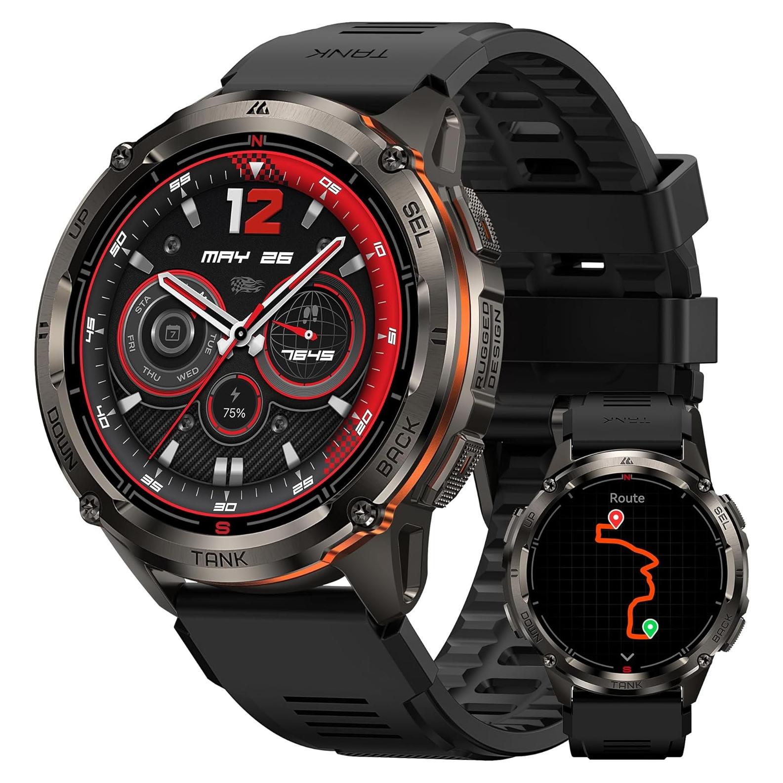 Reloj Inteligente KOSPET TANK T3 Ultra 2 GPS Acero Inoxidable
