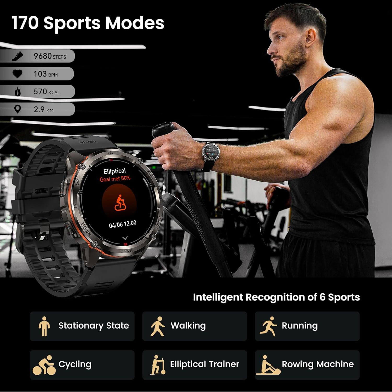 Reloj Inteligente KOSPET TANK T3 Ultra 2 GPS Acero Inoxidable