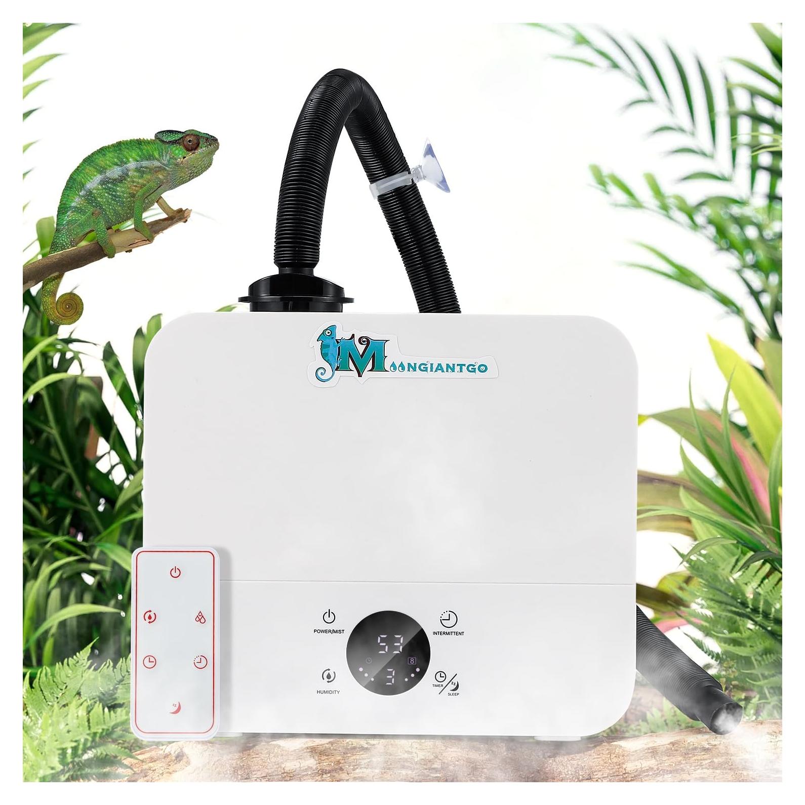 Humidificador de Reptiles Moongiantgo 2.5L con Niebla Ajustable