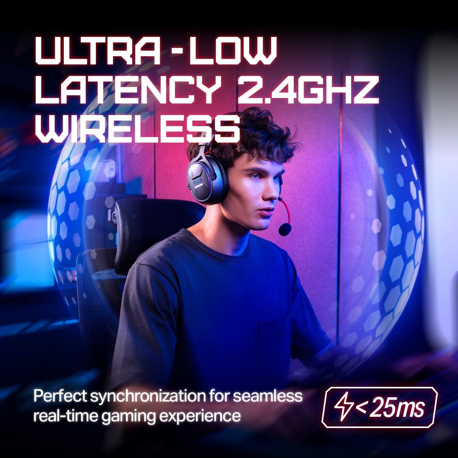 Auriculares Inalámbricos OXS Storm G2 50mm 7.1 RGB Bluetooth