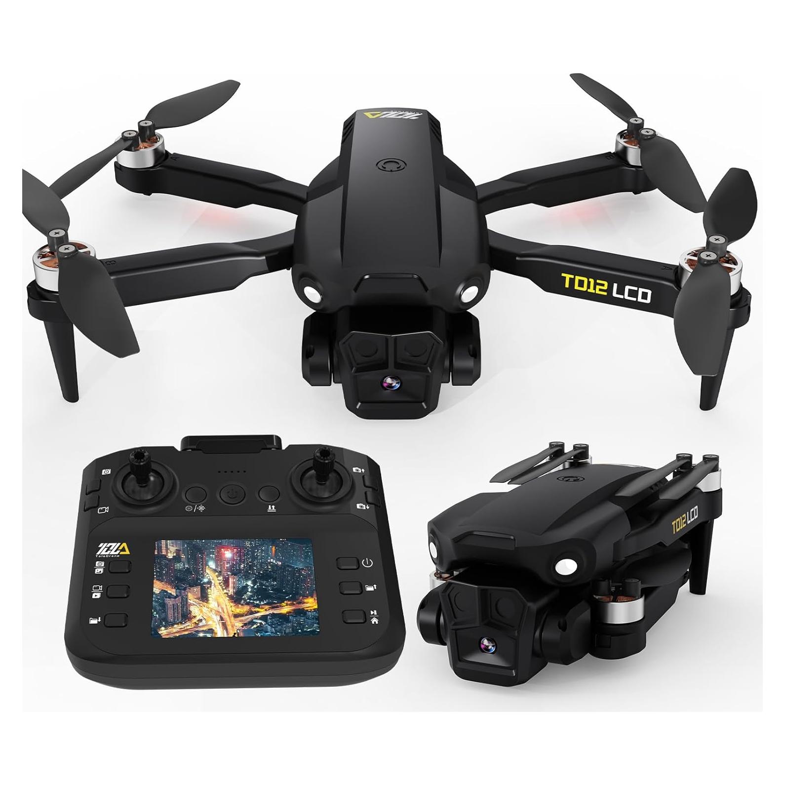Dron Toladrone TD12LCD con cámara 1080p y control remoto