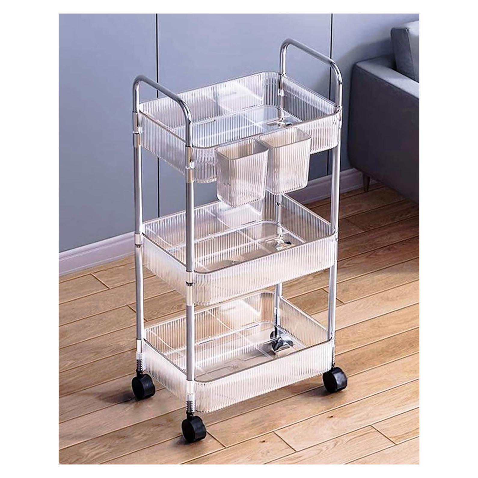 Carro de Almacenamiento Rodante Dalekana 3 Niveles 20.8x33x65.5cm