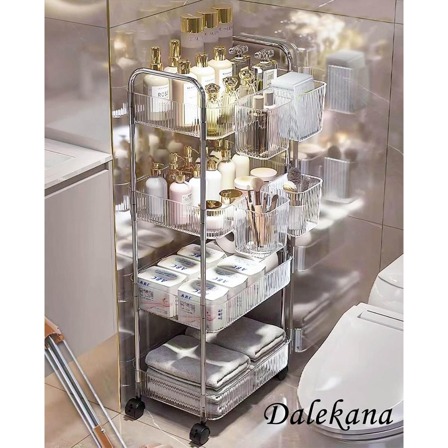 Carro de Almacenamiento Rodante Dalekana 3 Niveles 20.8x33x65.5cm