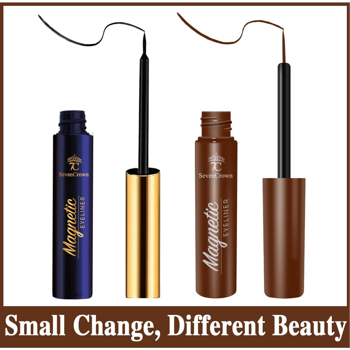 Pestañas Magnéticas 7C SevenCrown - 7 Pares Reutilizables