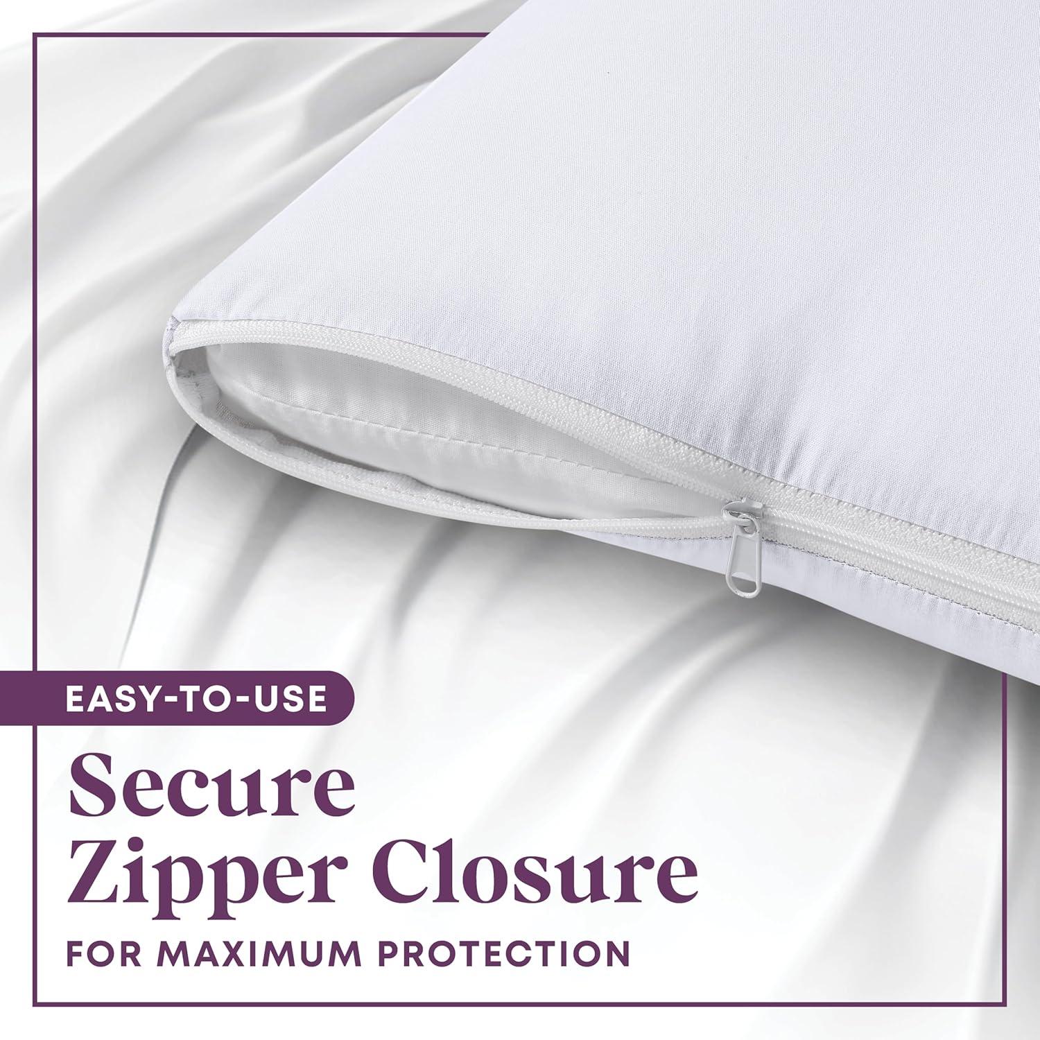 Protectores de Almohada CirclesHome 8 Unidades Algodón Estándar 50.8x66 cm