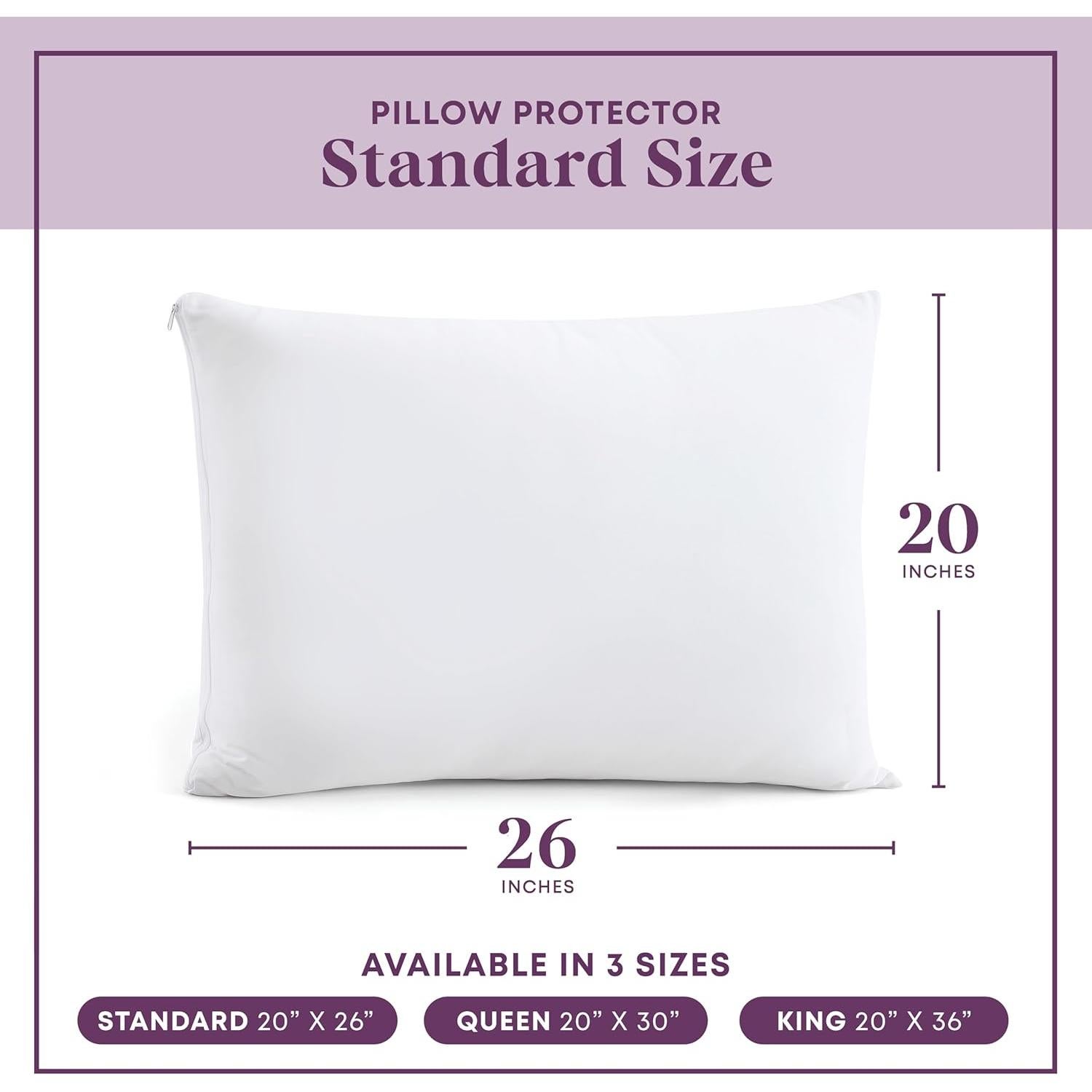 Protectores de Almohada CirclesHome 8 Unidades Algodón Estándar 50.8x66 cm