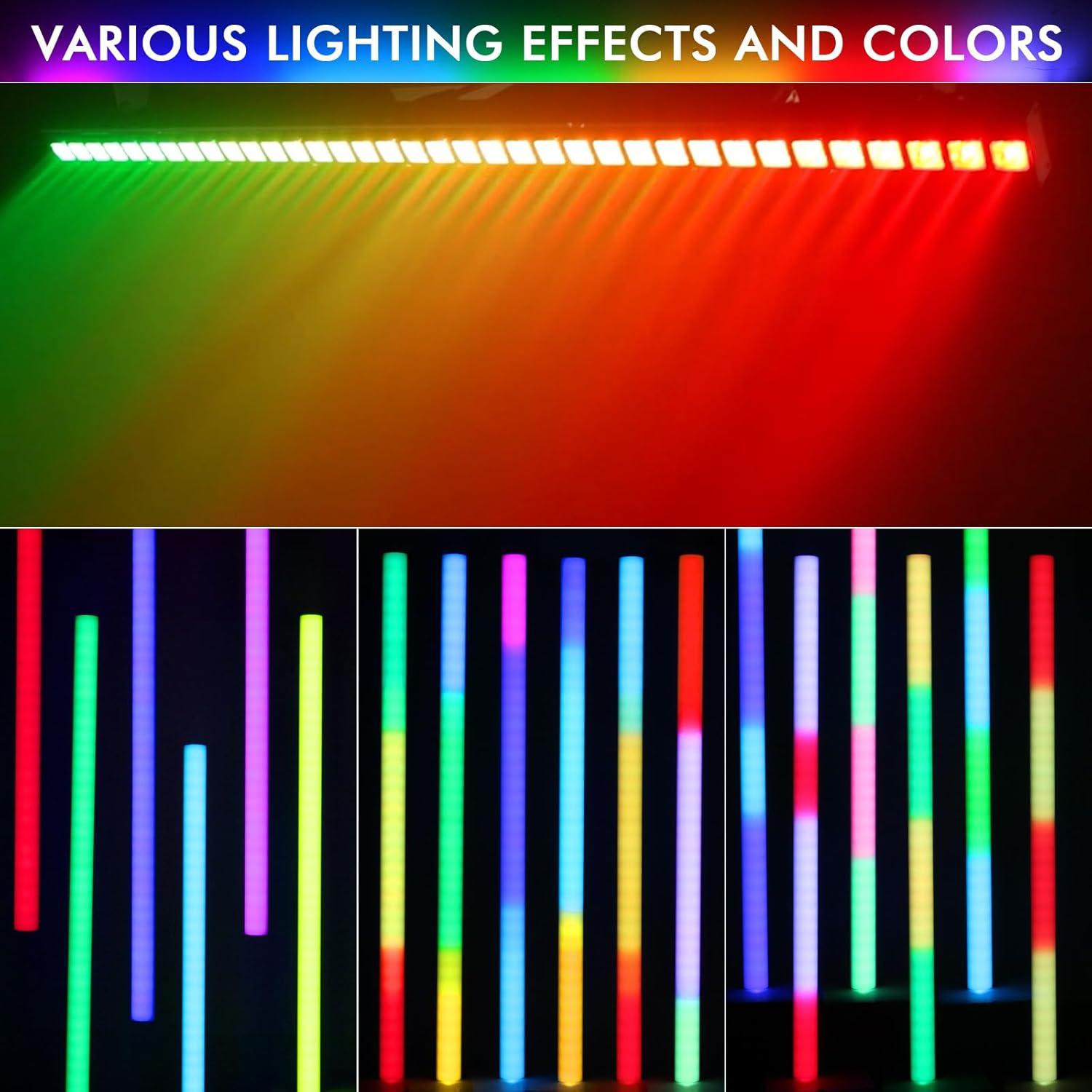 Barra de Luz LED OPPSK 120W 36 LEDs RGBW DMX 100cm