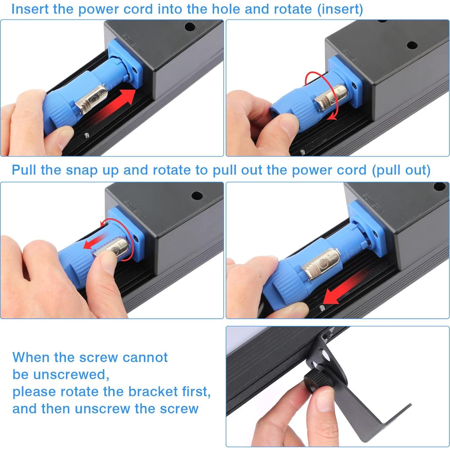 Barra de Luz LED OPPSK 120W 36 LEDs RGBW DMX 100cm
