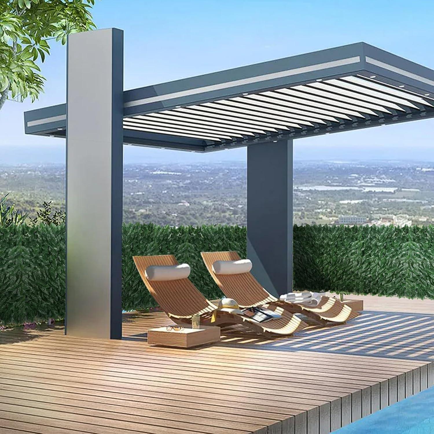 Pantalla de Privacidad Hiedra Artificial Skloopearg 150x300 cm