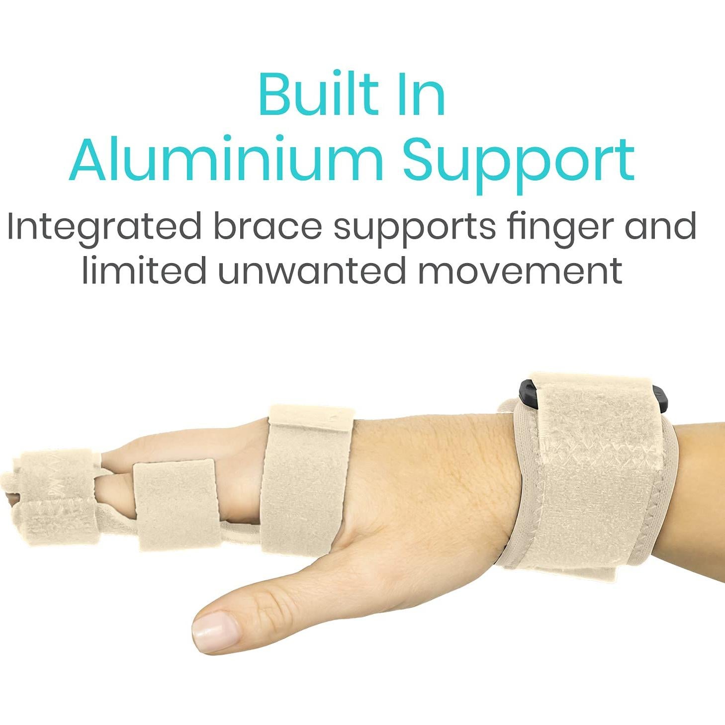 Férula para Dedo en Gatillo Vive - Soporte Ajustable Beige