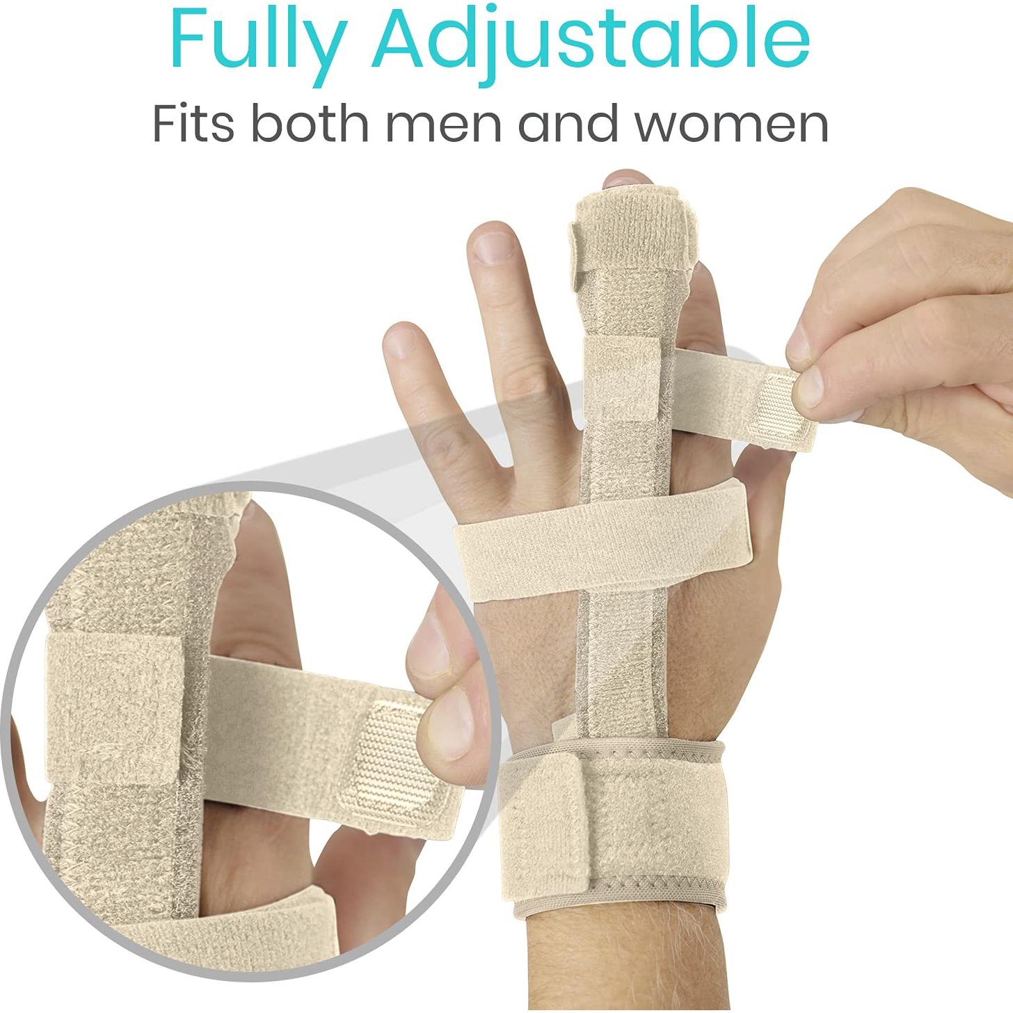 Férula para Dedo en Gatillo Vive - Soporte Ajustable Beige
