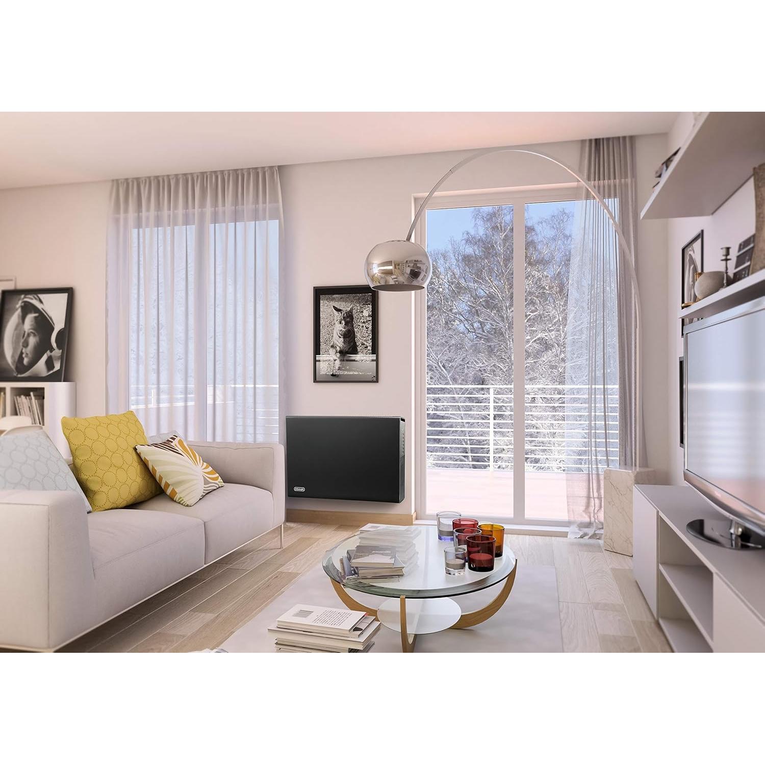 Calefactor Eléctrico DeLonghi HCX9115E 1500W Gris Asfalto