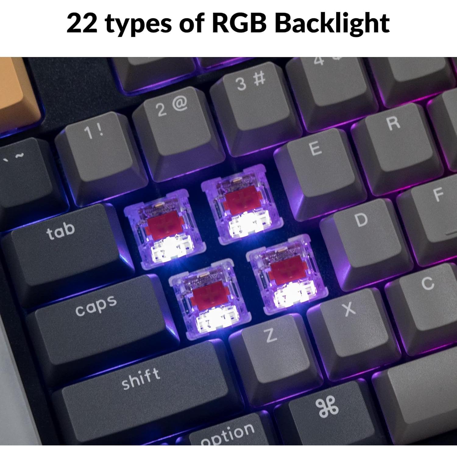 Teclado Mecánico Keychron C2 Pro con Cable RGB 100% PBT