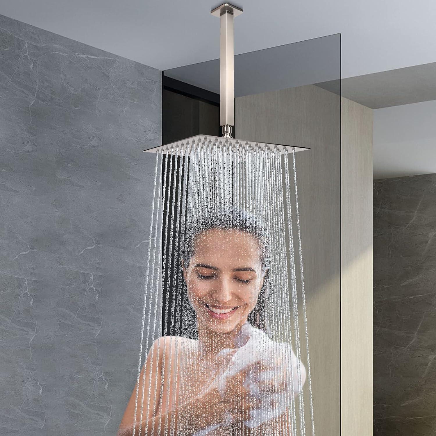 Cabezal de Ducha de Lluvia NearMoon 20.32 cm Acero Inoxidable