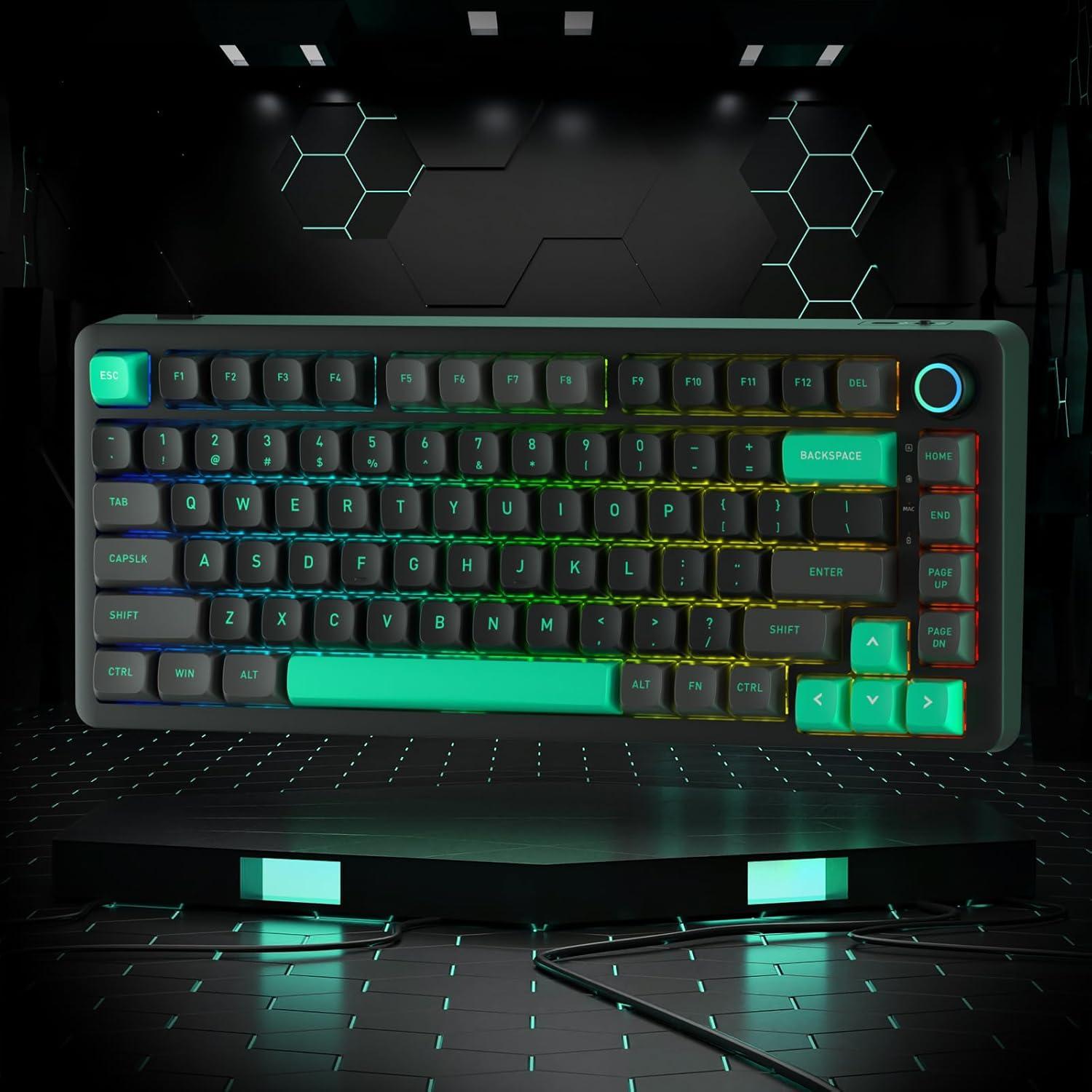 Teclado Mecánico Inalámbrico LTC NB832 75% RGB 82 Teclas