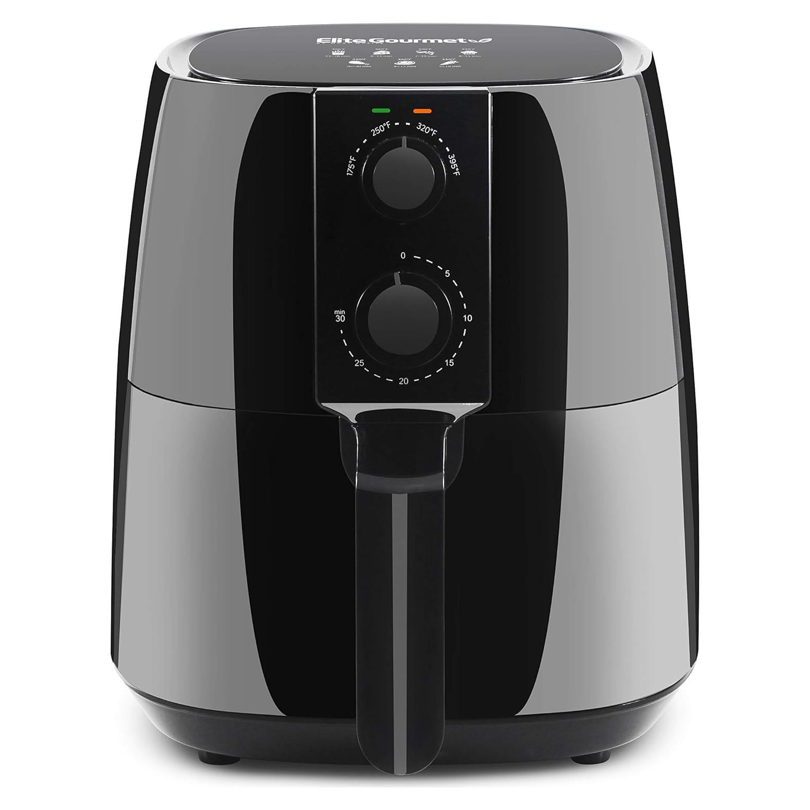 Freidora de Aire Digital Elite Gourmet EAF-4617X 4L 1350W