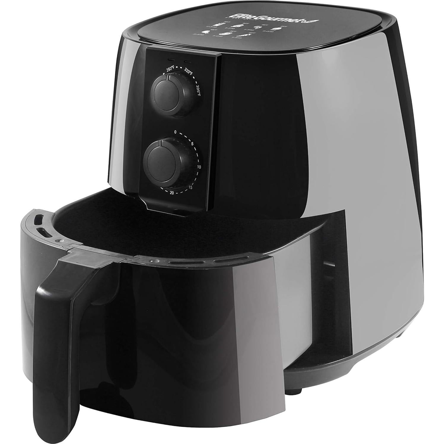 Freidora de Aire Digital Elite Gourmet EAF-4617X 4L 1350W