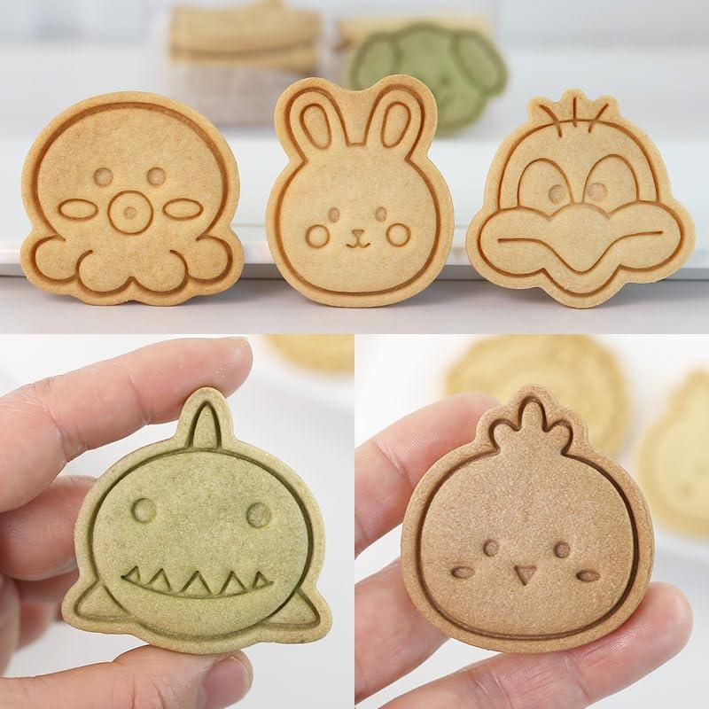 Set de 8 Cortadores de Galletas de Animales MIANXIAOXIN