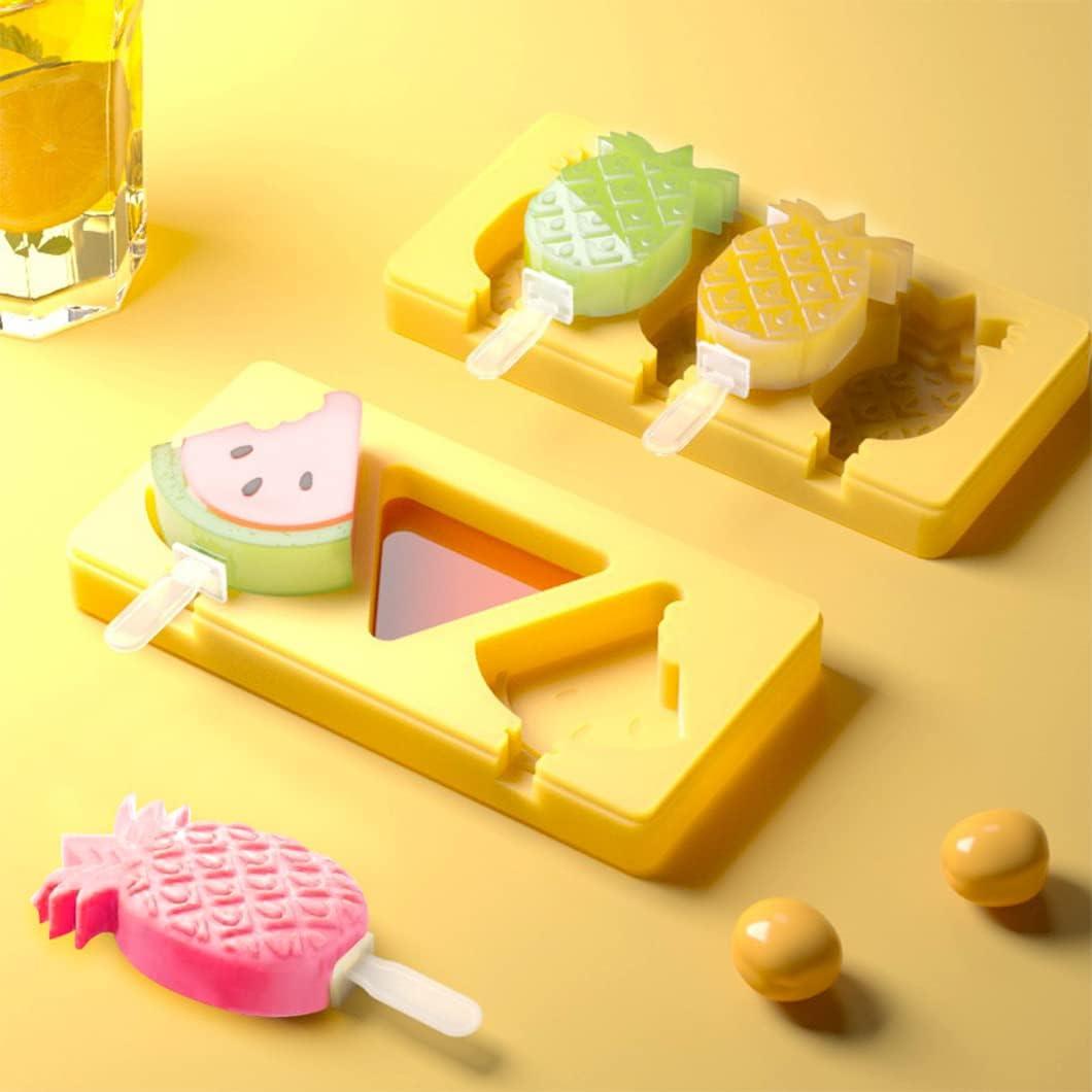 Moldes de Helado de Silicona Rolin Roly 2 Piezas Piña