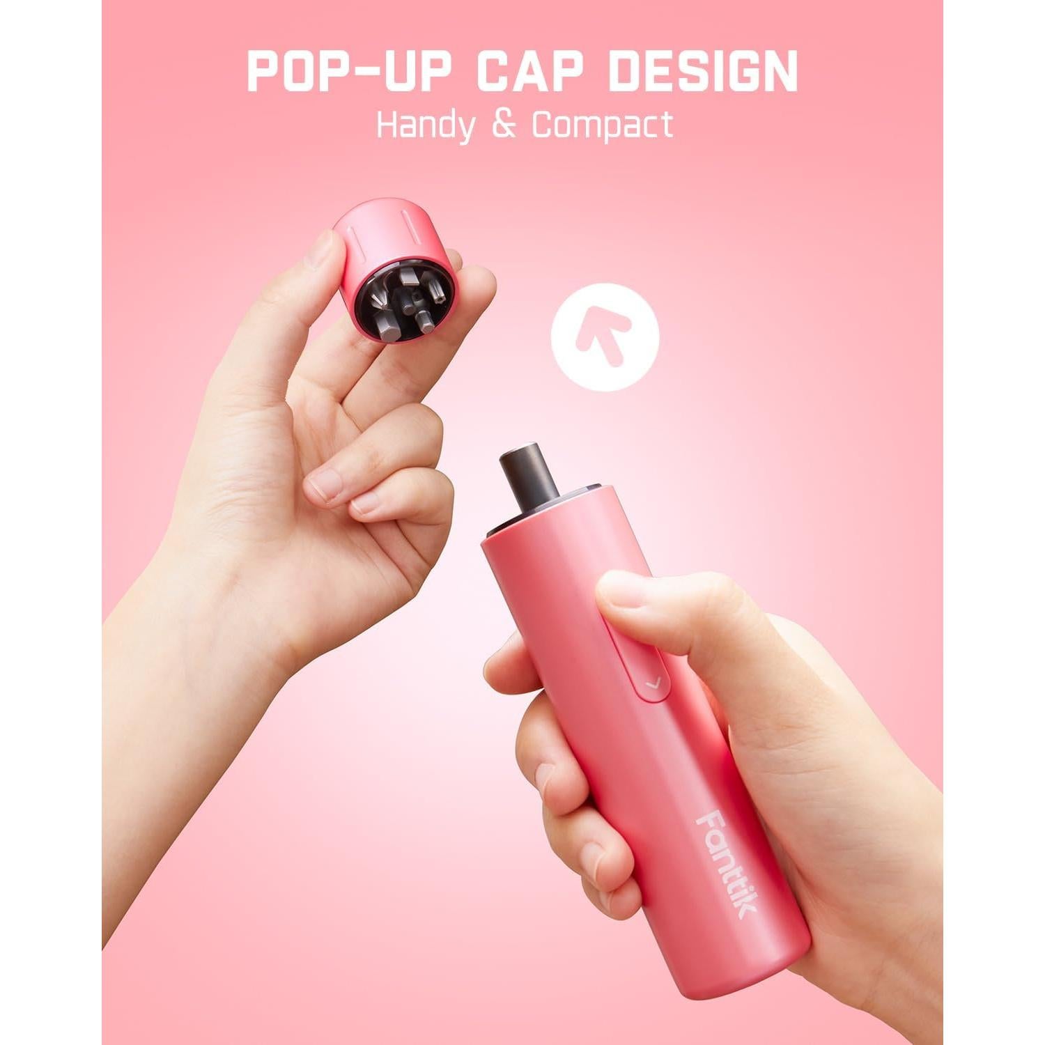 Destornillador Inalámbrico Fanttik NEX S1 Rosa 320 RPM