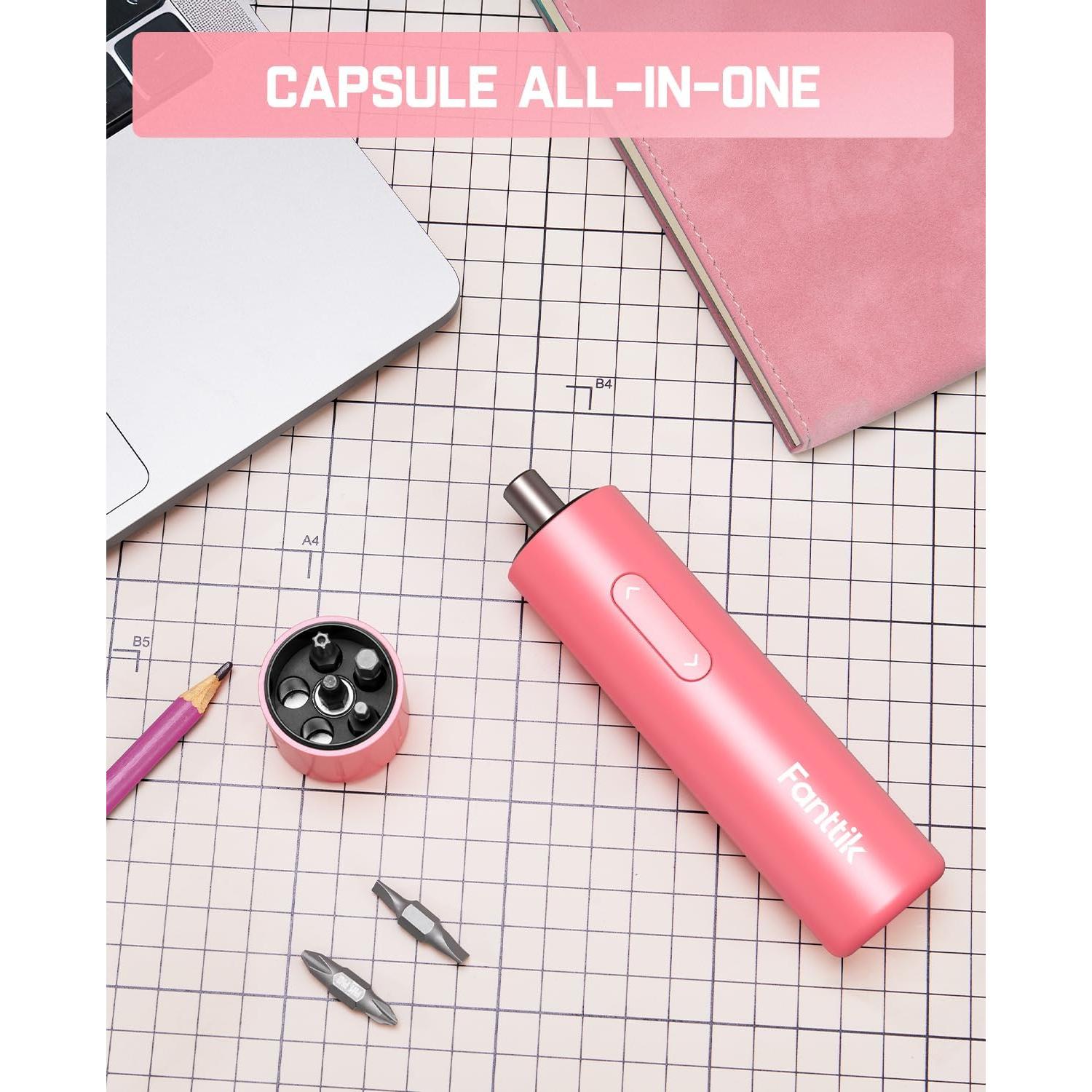 Destornillador Inalámbrico Fanttik NEX S1 Rosa 320 RPM