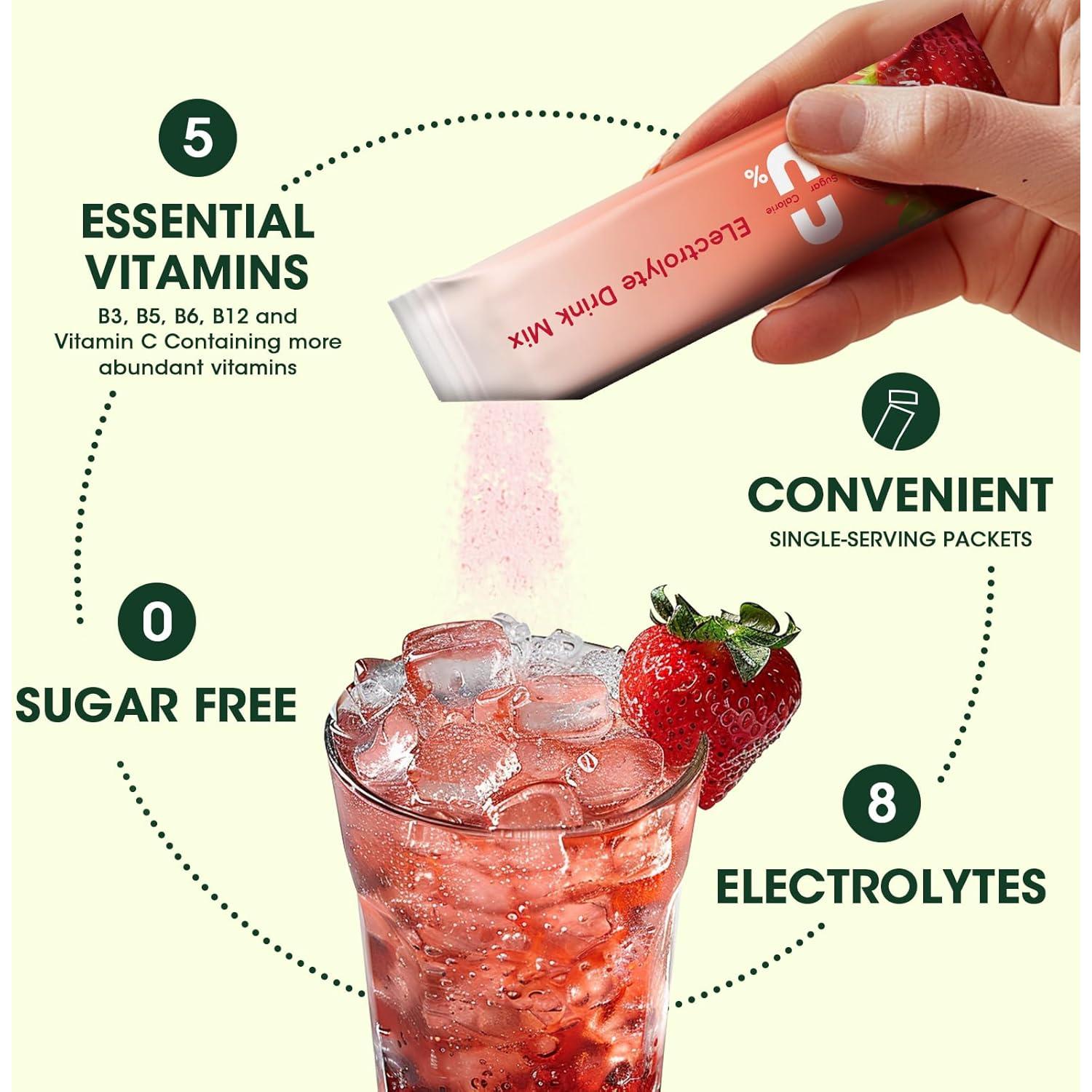 Polvo de Electrolitos Sin Azúcar GREENPEOPLE 156g - 8 Electrolitos