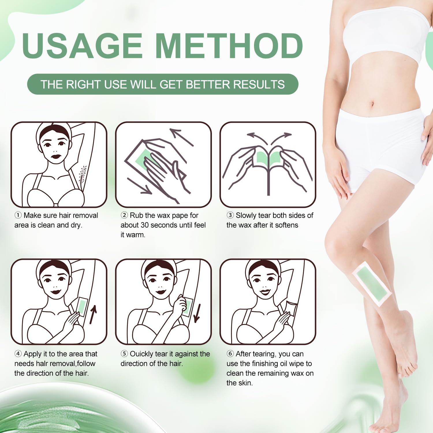 Kit de Depilación con Cera ZHIWEIZHANG 72 Piezas Sin Calor