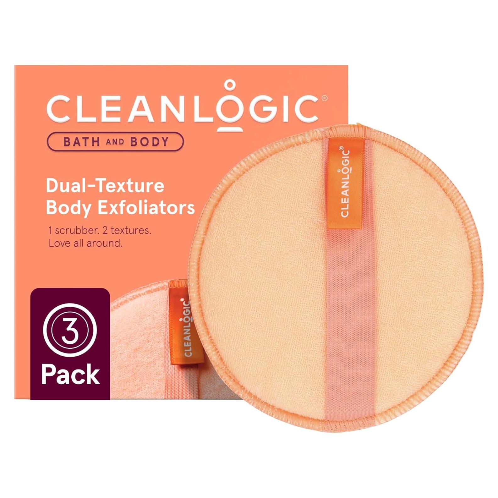 Exfoliante Corporal Cleanlogic Doble Textura 3 Unidades